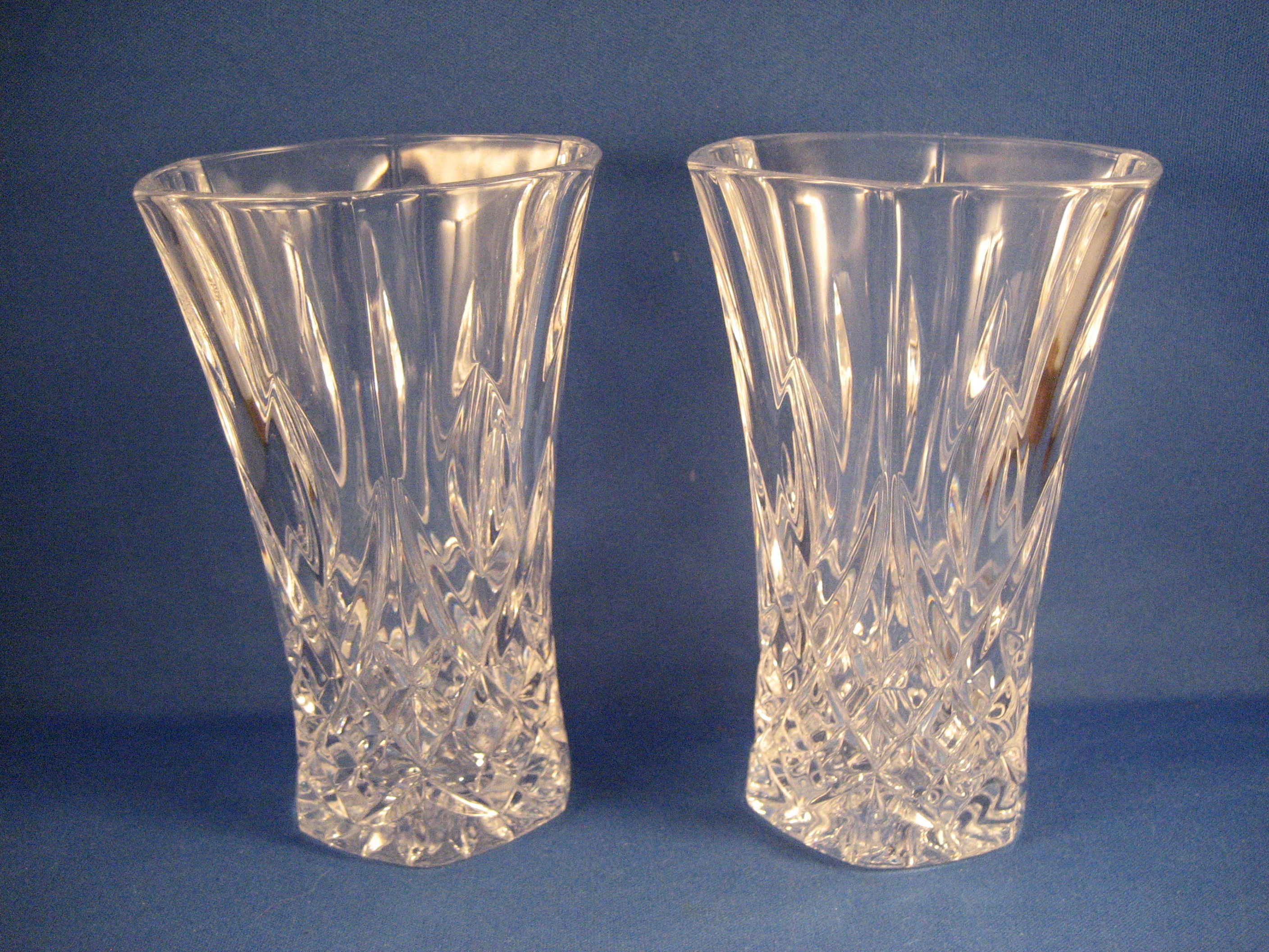 Two Waterford Cut Glass Water or Juice Glasses