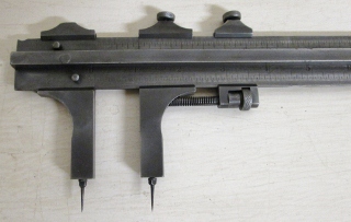 Starrett Vernier Caliper Rule 48 inch Point Tips