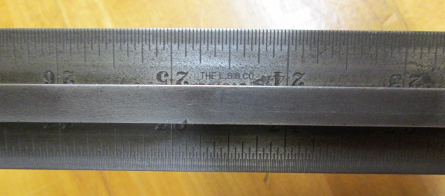 Starrett Vernier Caliper Rule 48 inch Point Tips