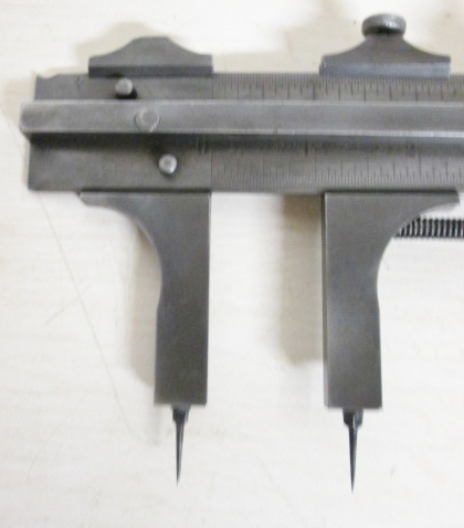 Starrett Vernier Caliper Rule 48 inch Point Tips