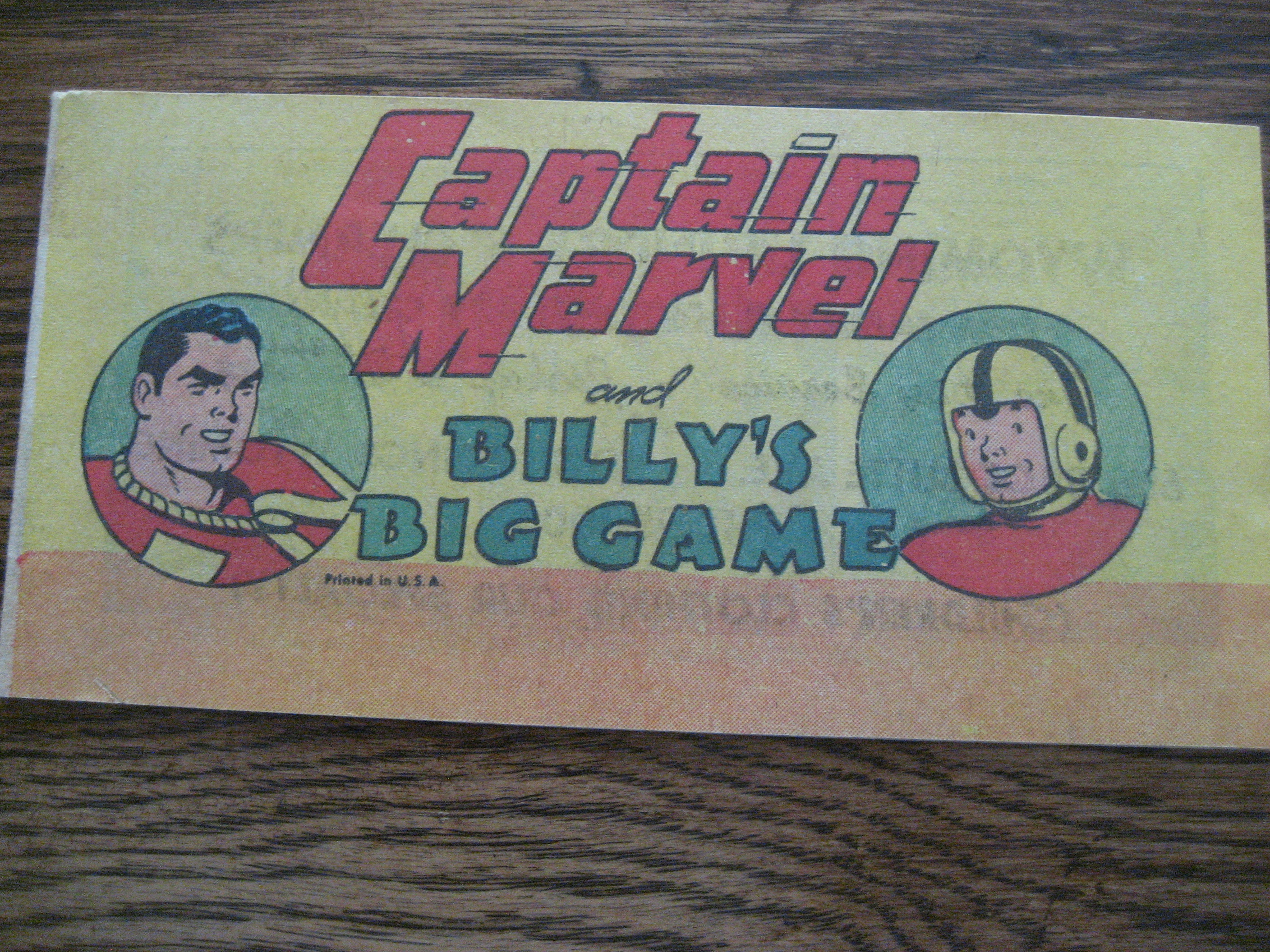 Captain Marvel Promotional Comic