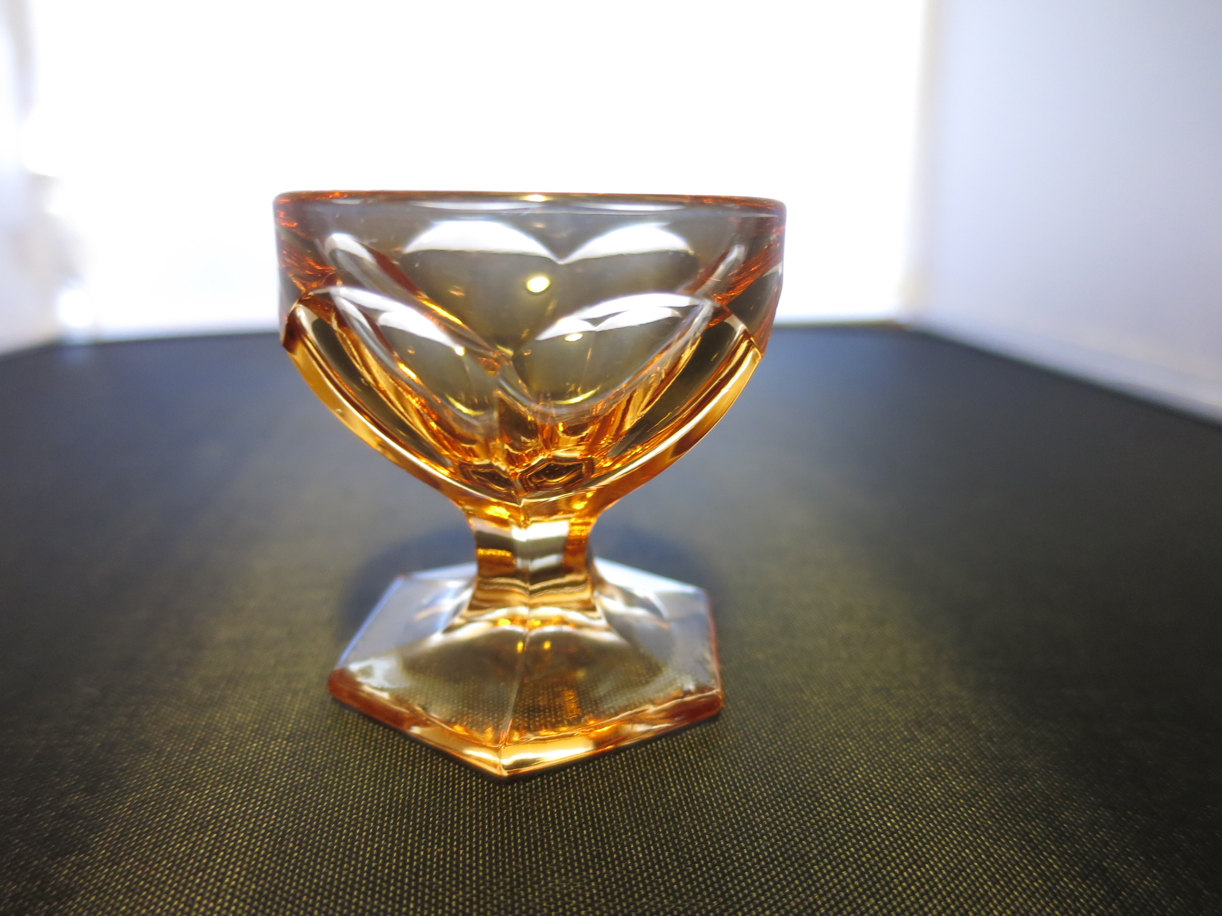 Fostoria Glass Colonial Pedestal Salt Cellar Dip