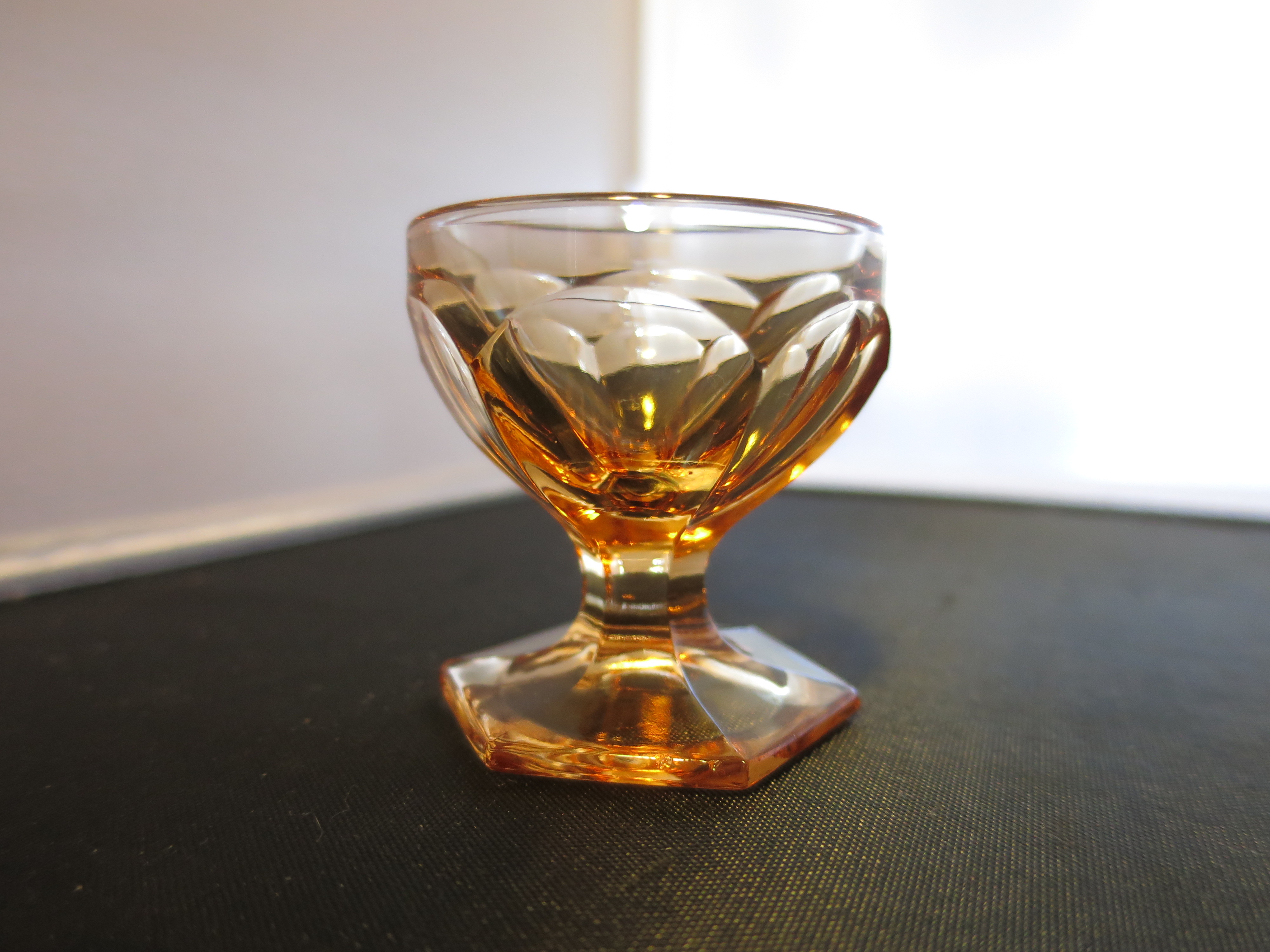 Fostoria Glass Colonial Pedestal Salt Cellar Dip