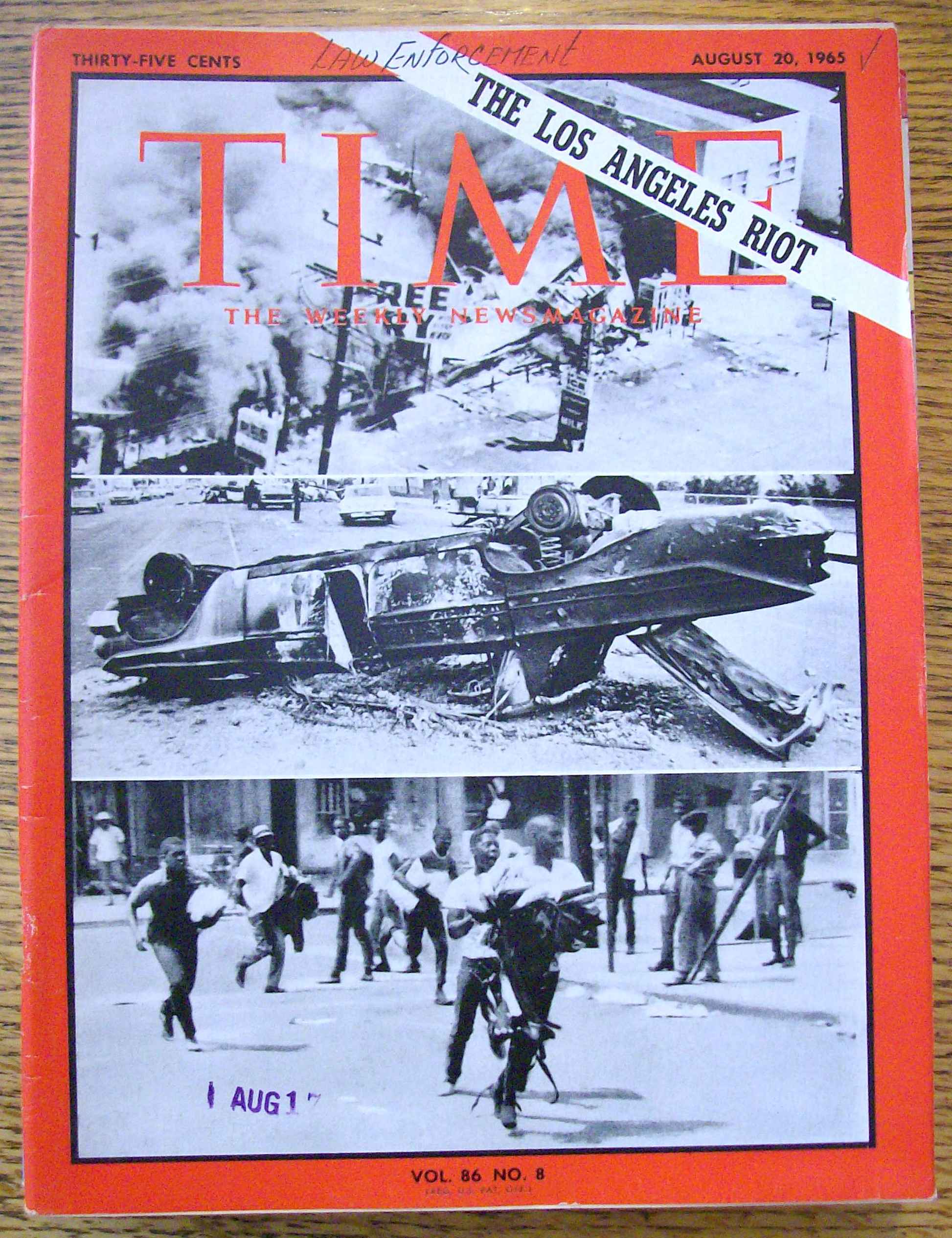 Time Magazine - August 20, 1965 - Los Angeles Riot