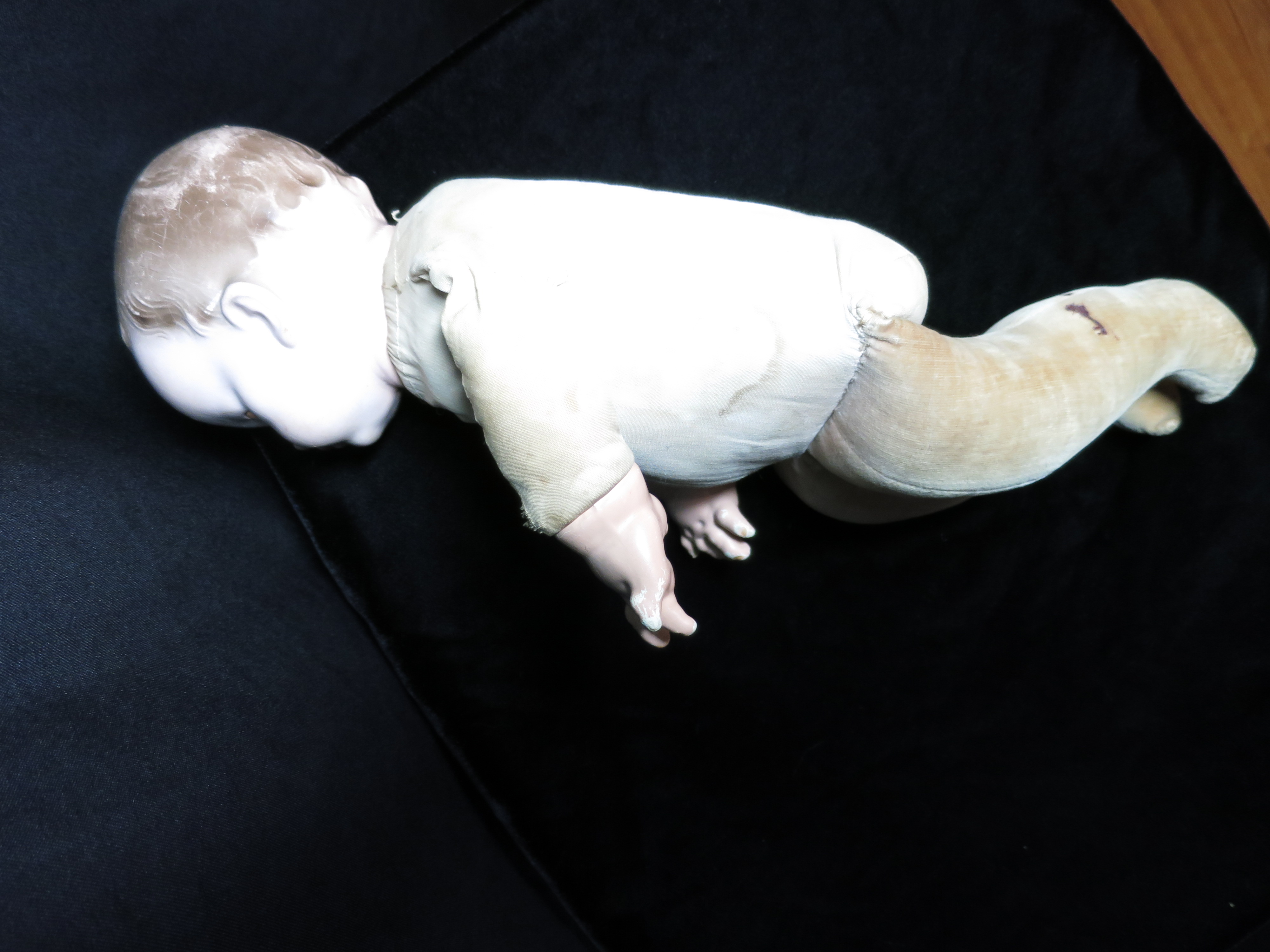 Effanbee Composition Doll Cloth Body needs doll doctor