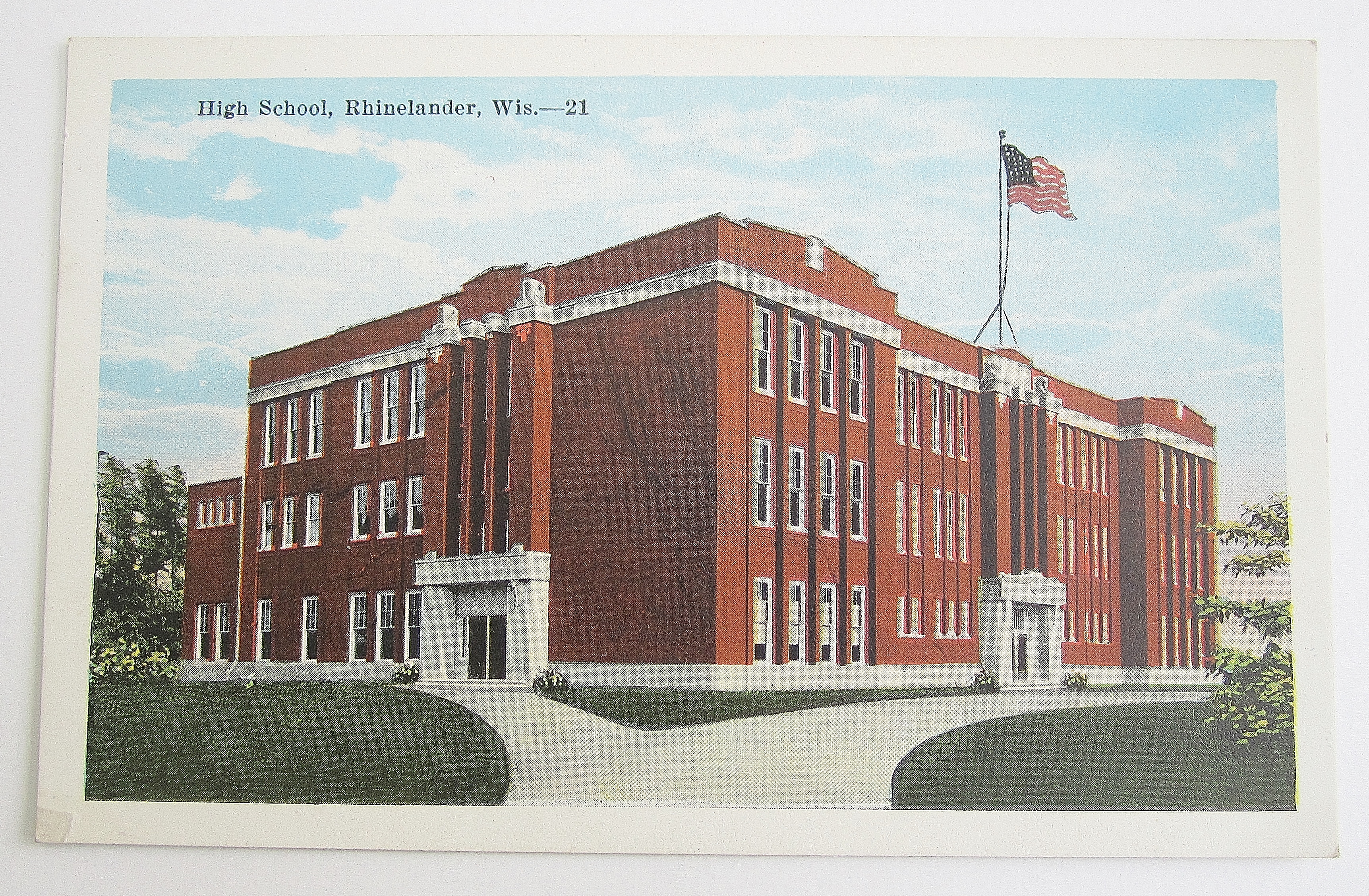 High School, Rhinelander, Wisconsin