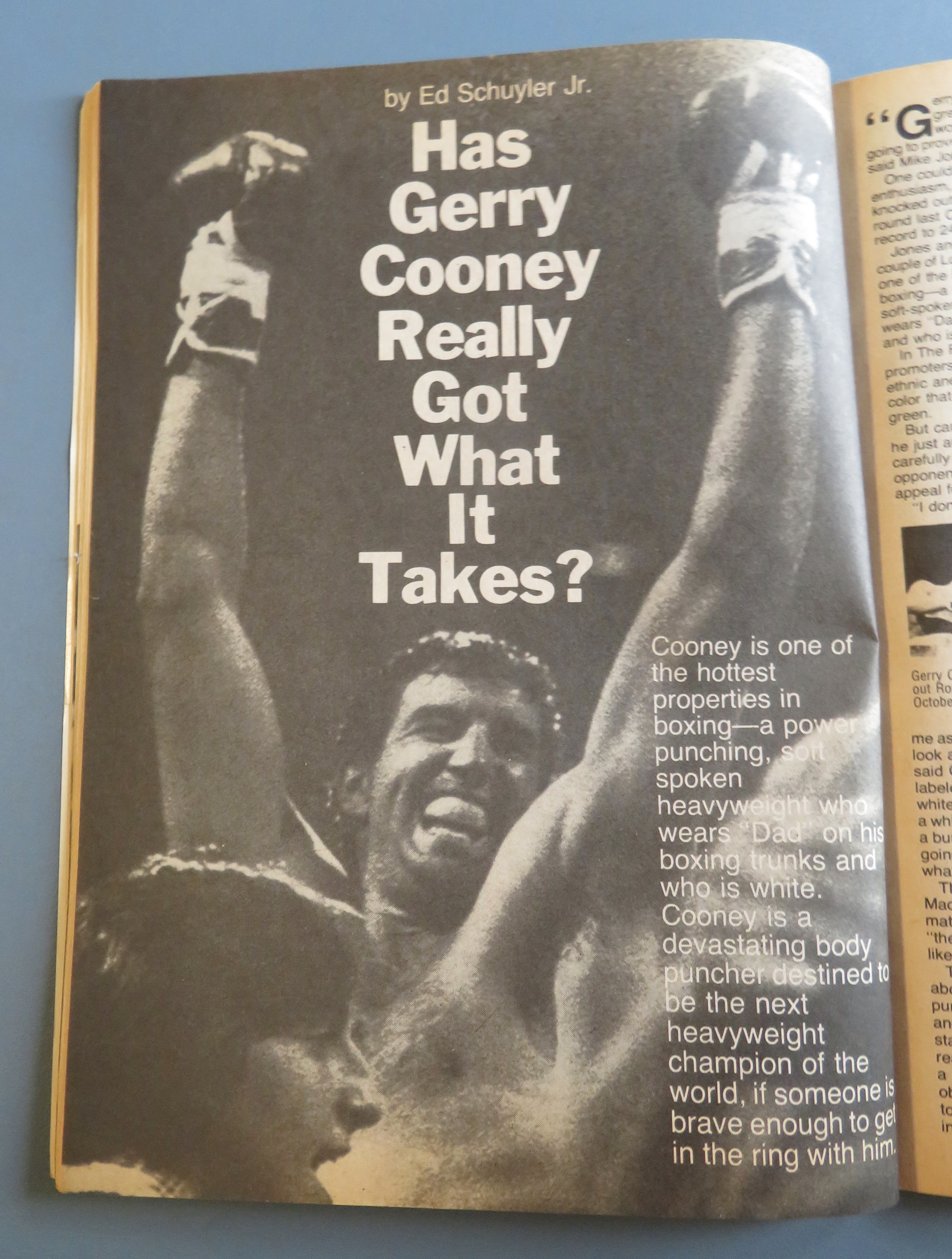 Boxing Scene Magazine 1981 Special 1981 Annual