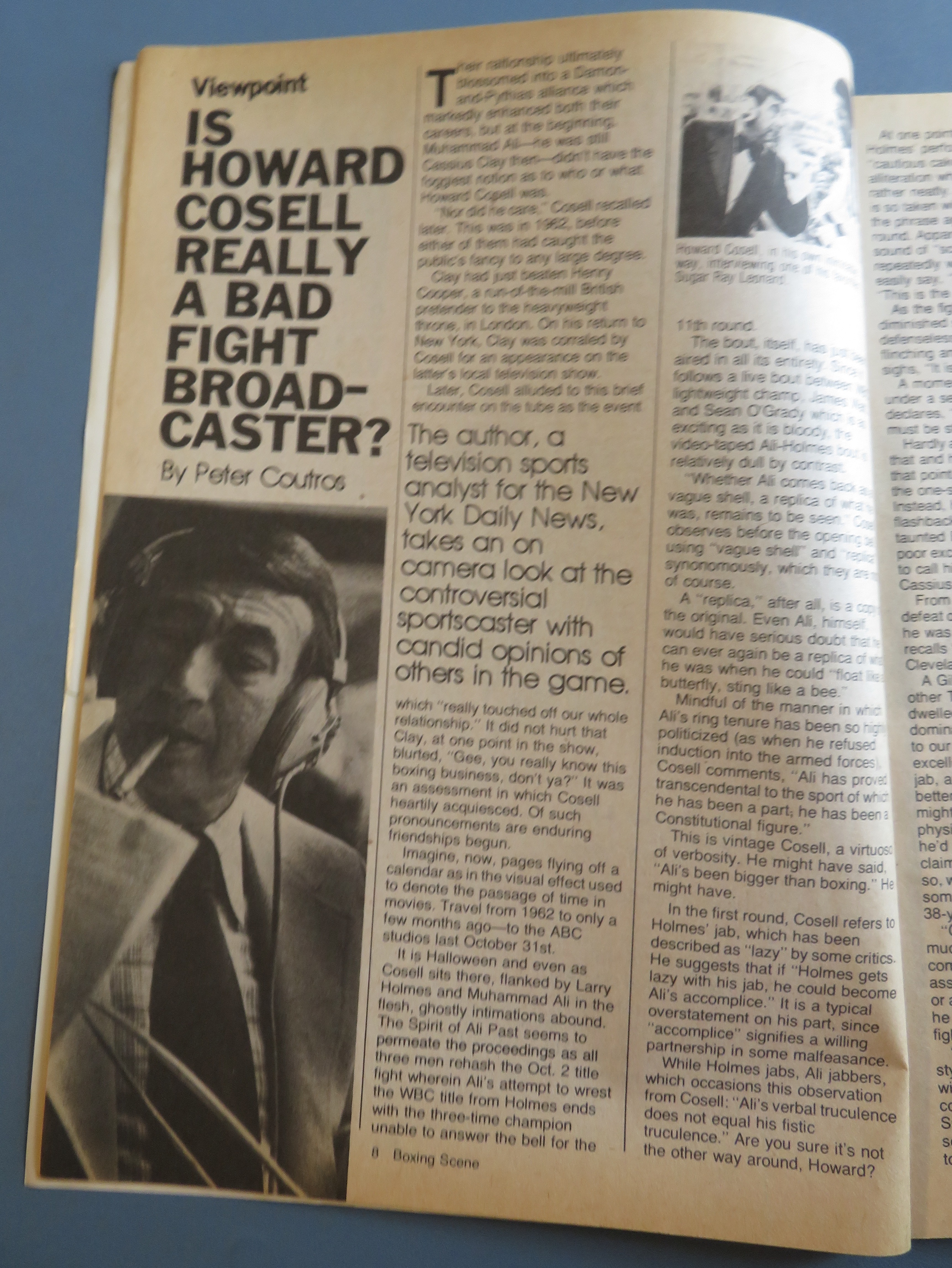 Boxing Scene Magazine 1981 Special 1981 Annual
