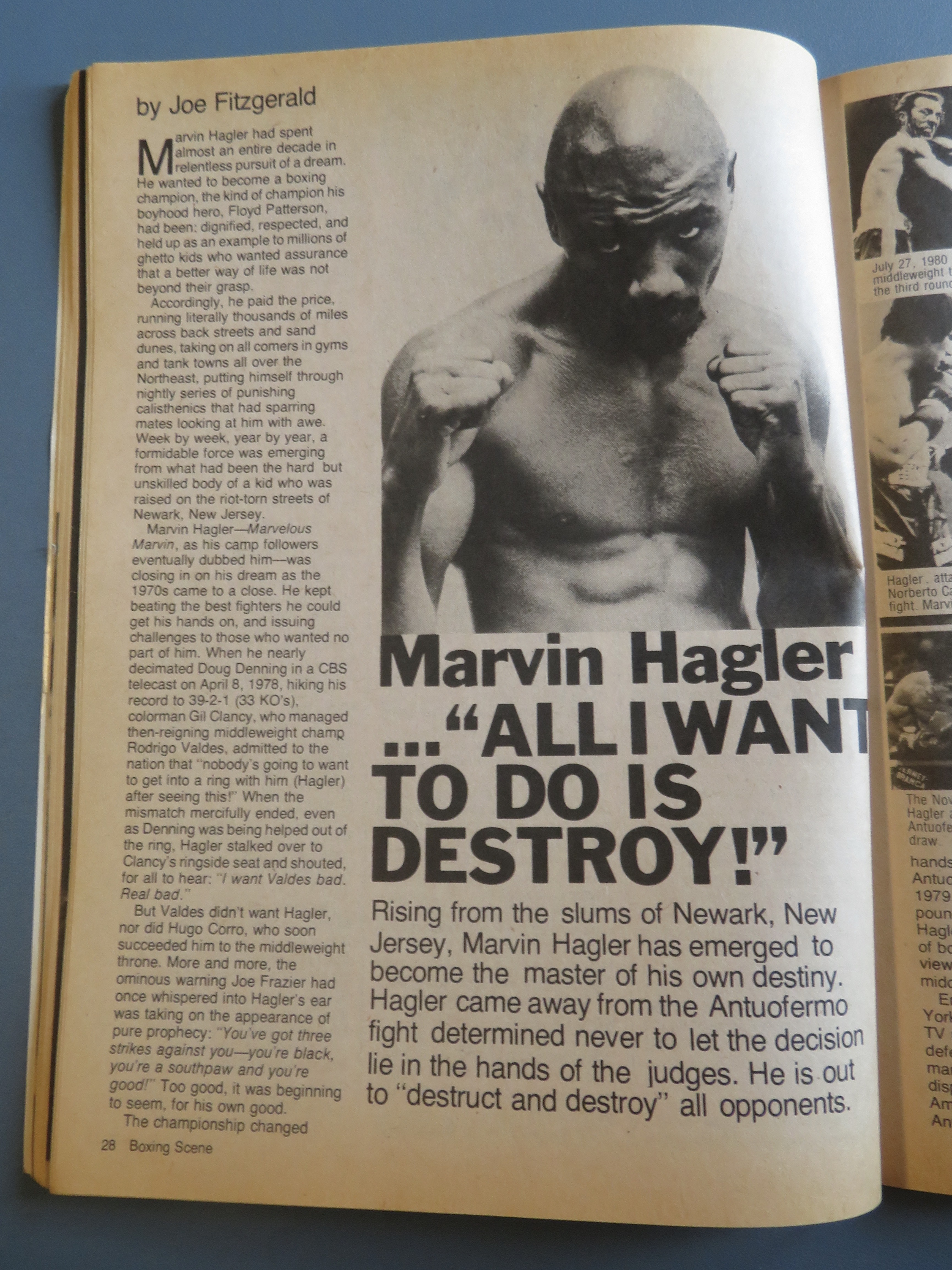 Boxing Scene Magazine 1981 Special 1981 Annual