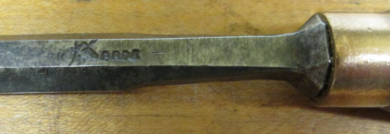 Buck Brothers Tanged Beveled Chisel 3/8 inch