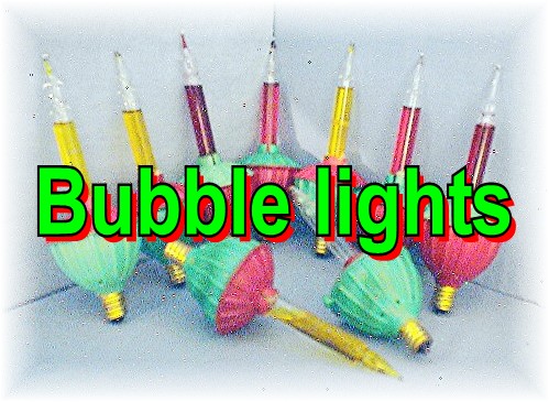 9 Antique Screw In Glass Bubble Lights