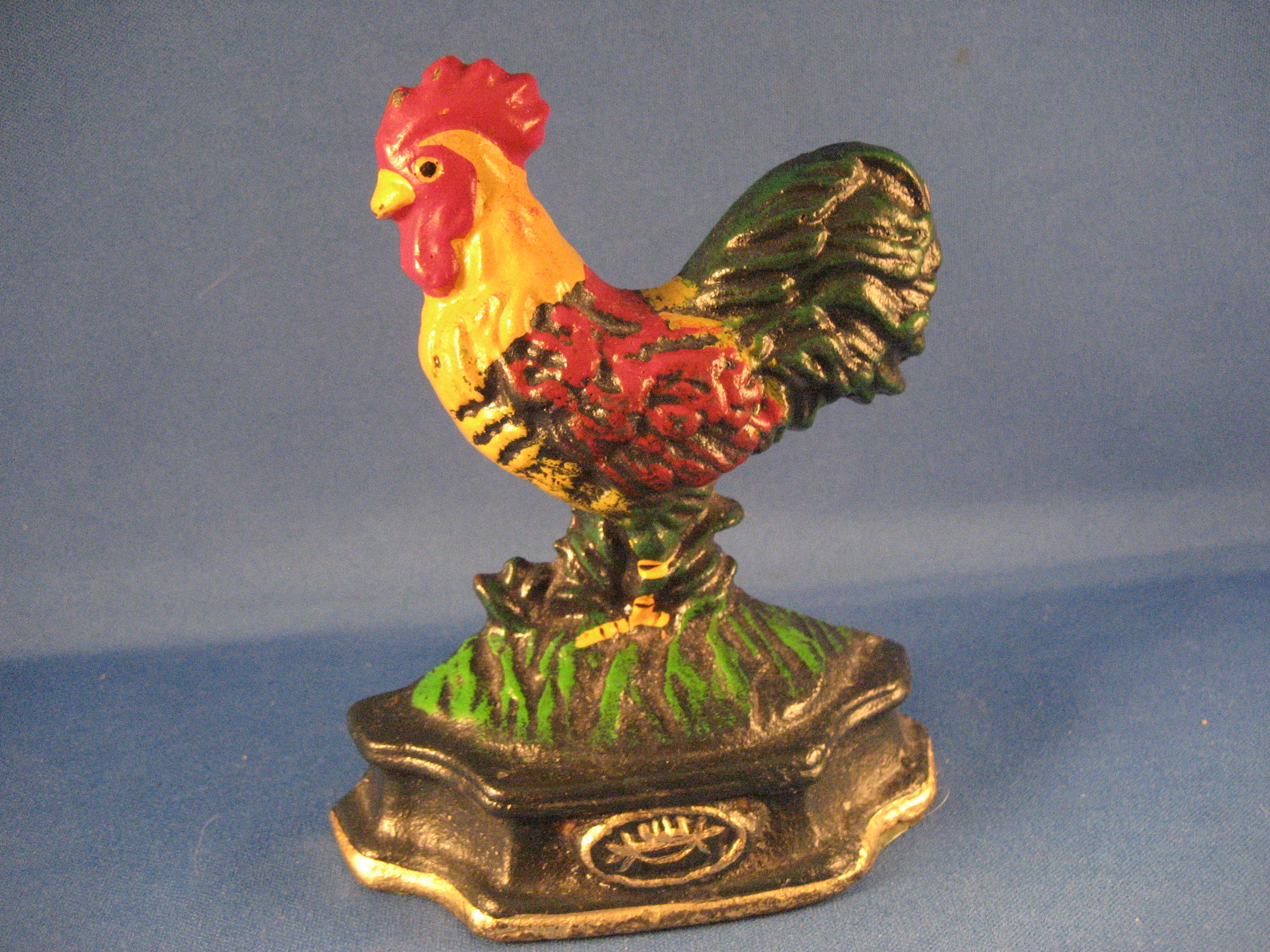 Rooster Iron Door Stop