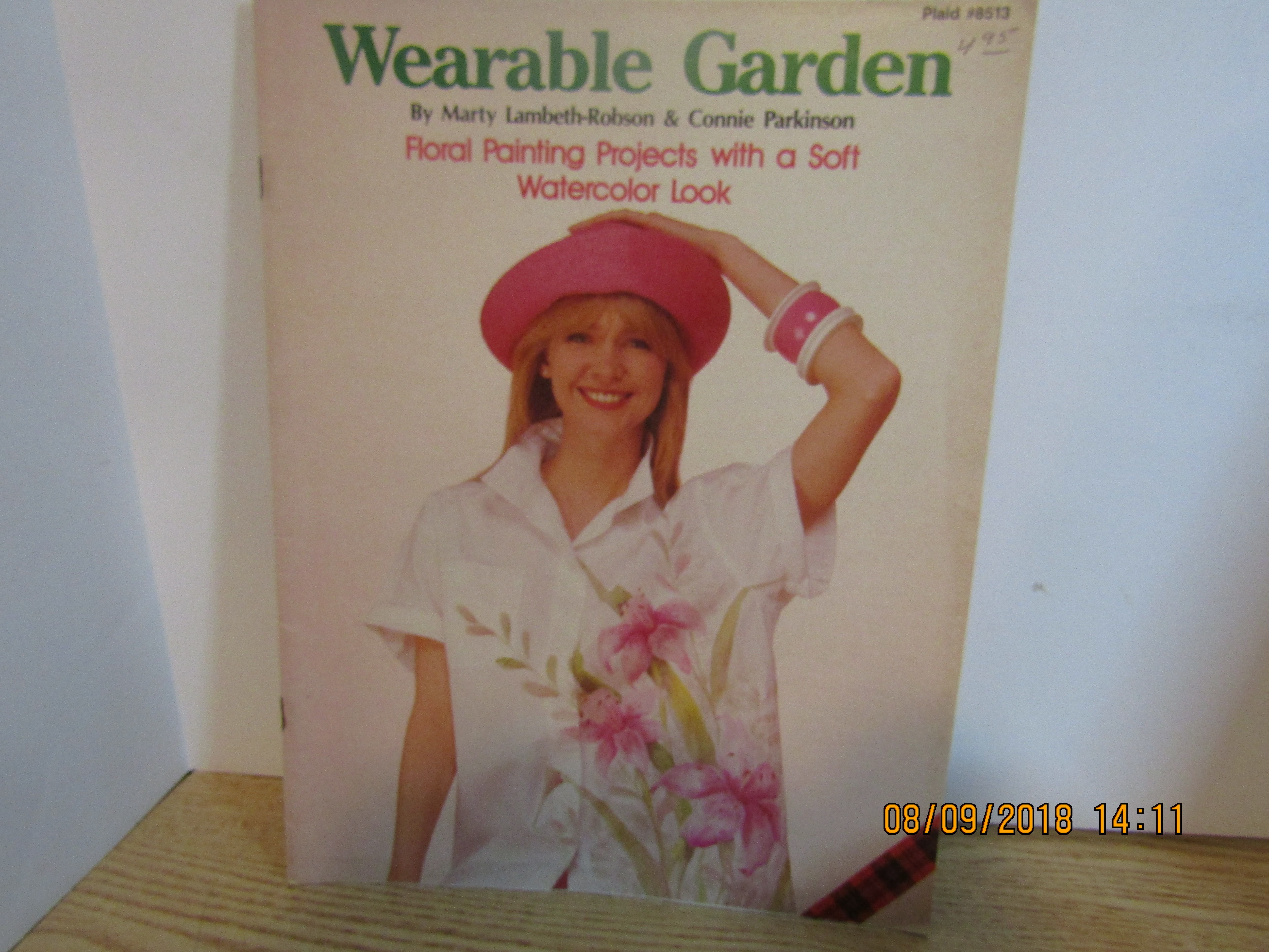 Plaid Painting Book Wearable Garden  #8513