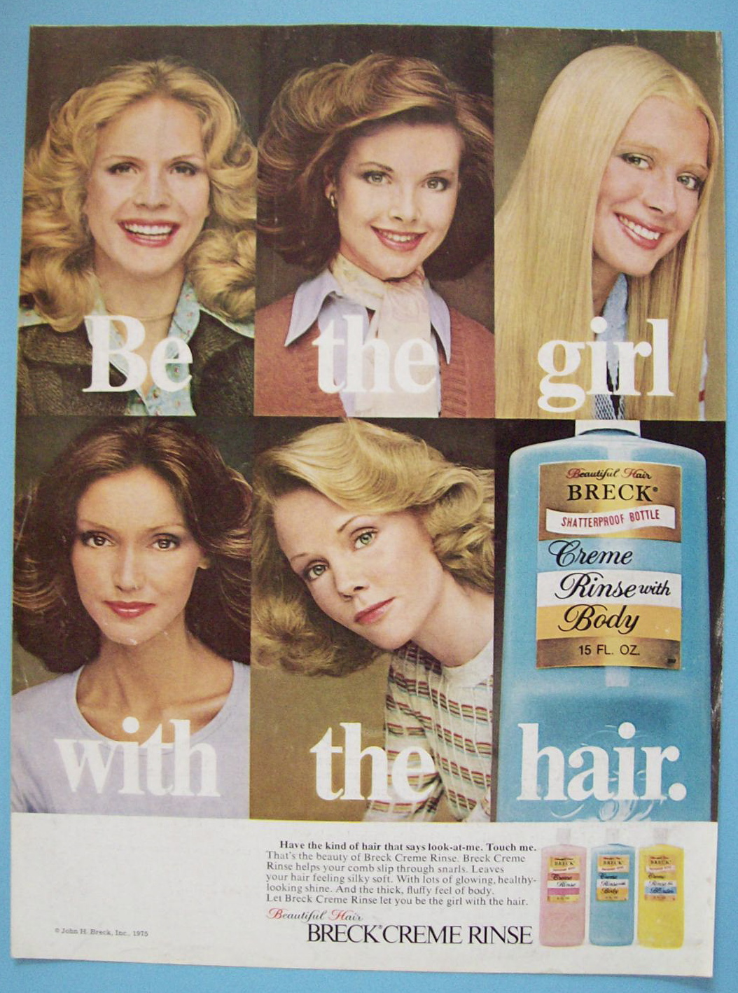 Vintage Ad: 1976 Breck Creme Rinse