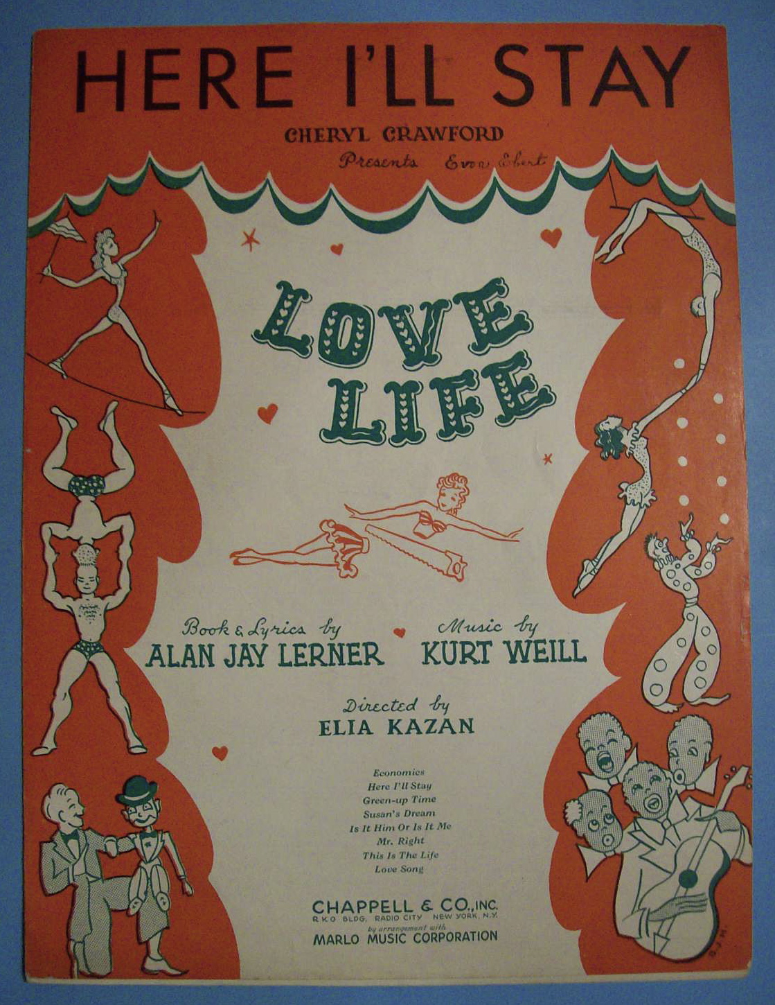 Sheet Music For 1948 Here I'll Stay
