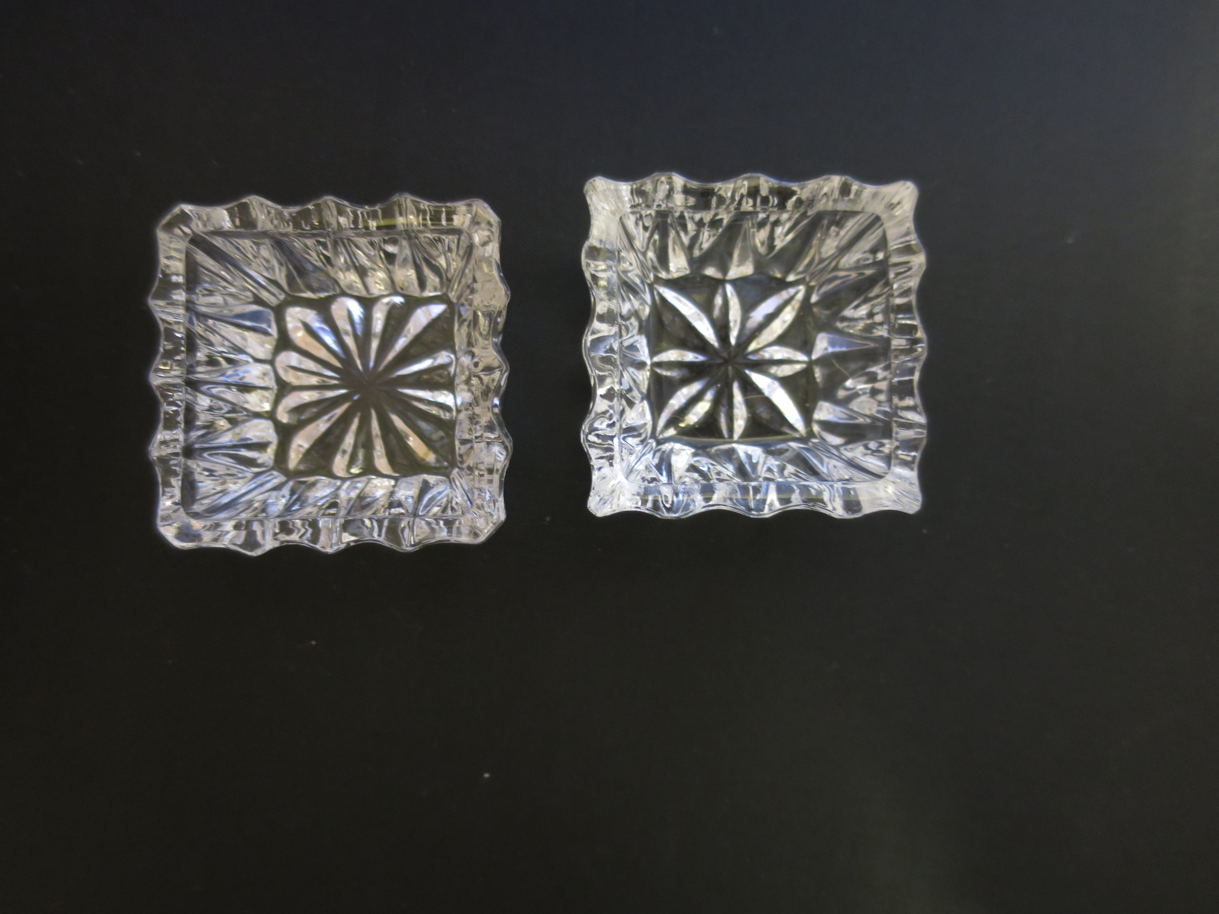 Flower Pedal Salt Cellar Flower Bottom Set of Two