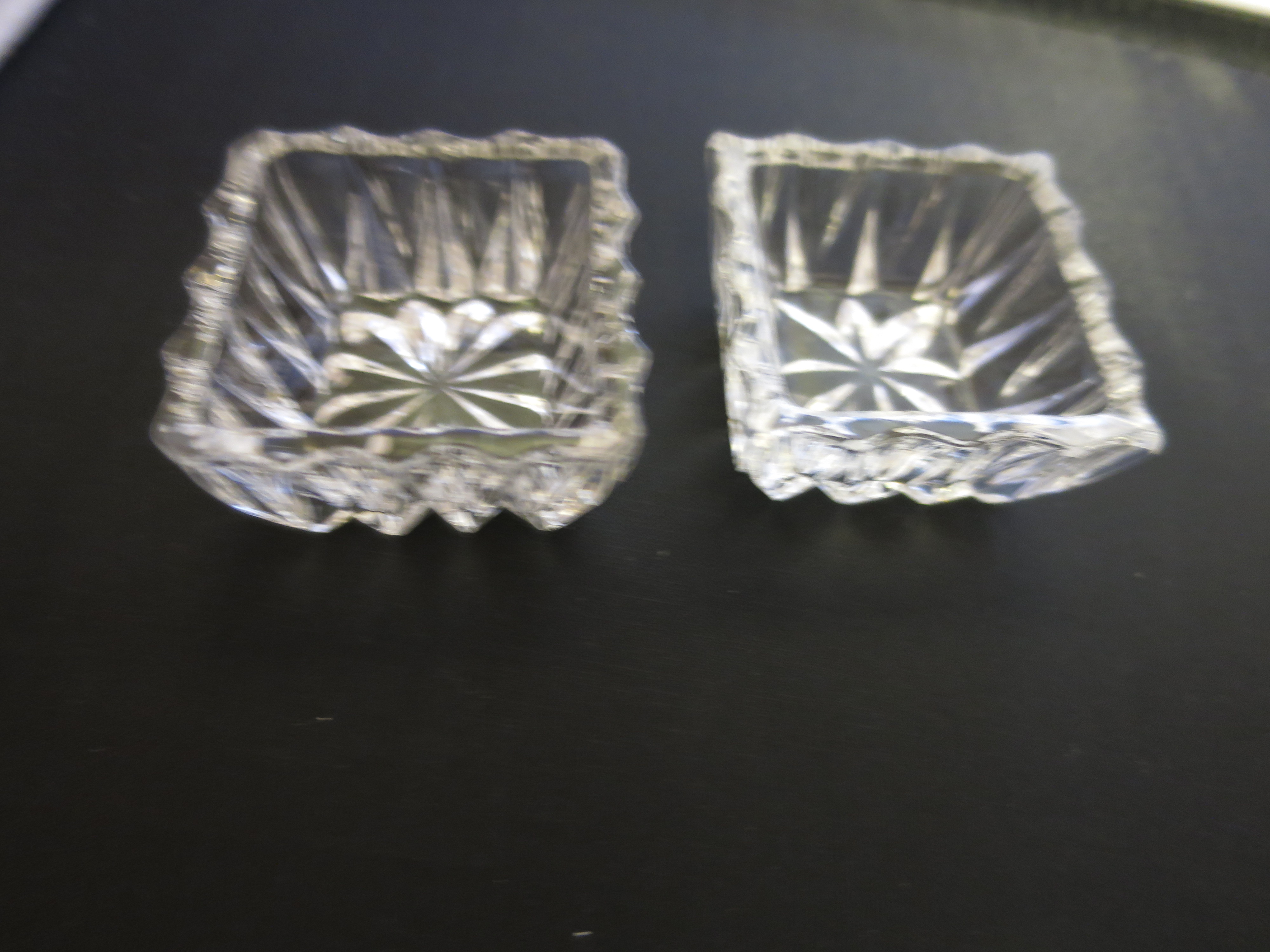 Flower Pedal Salt Cellar Flower Bottom Set of Two