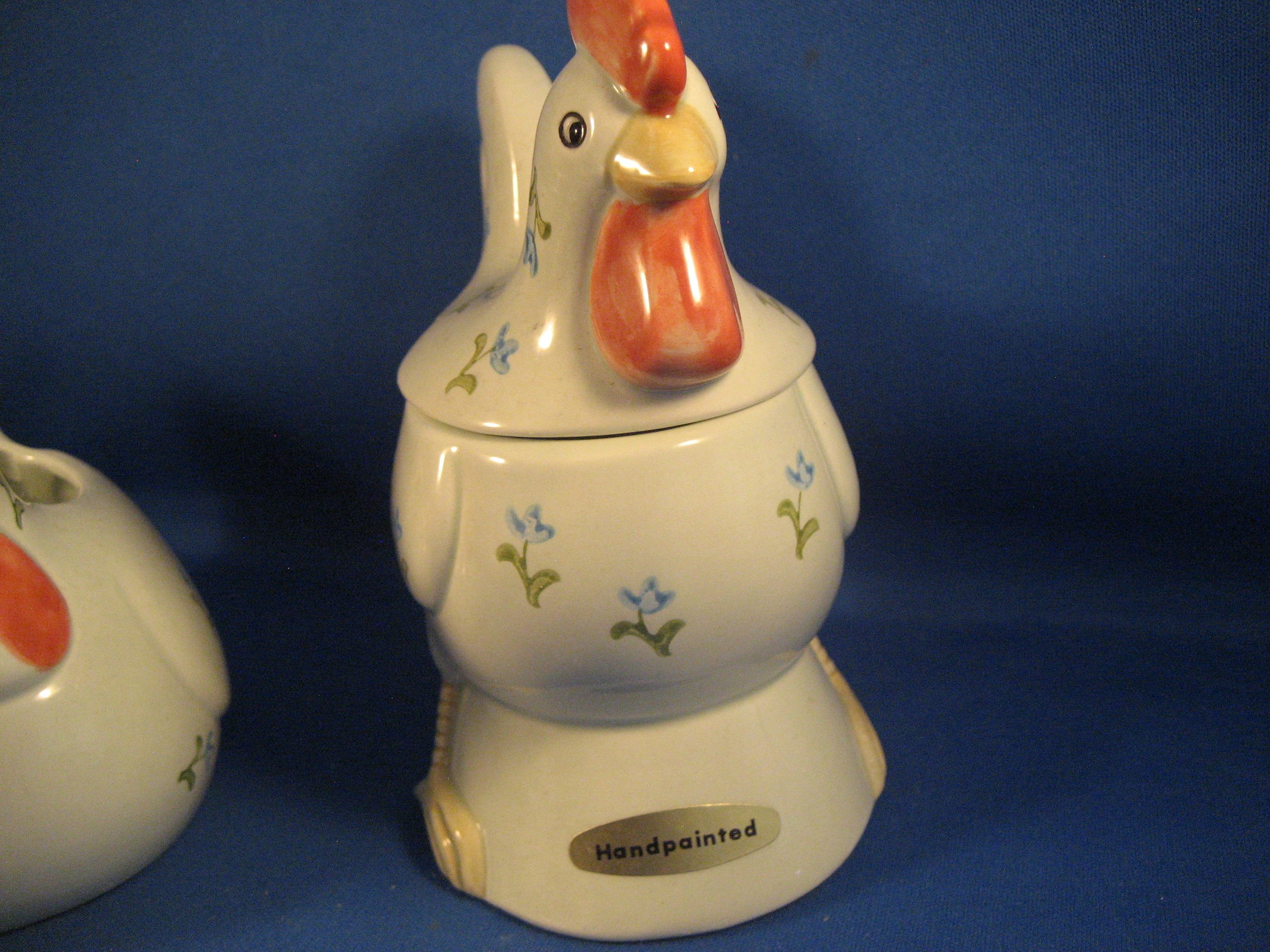 Chicken Sugar, Creamer, Salt and Pepper