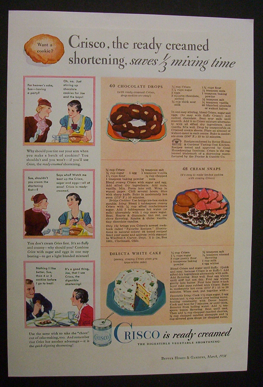 1934  Crisco