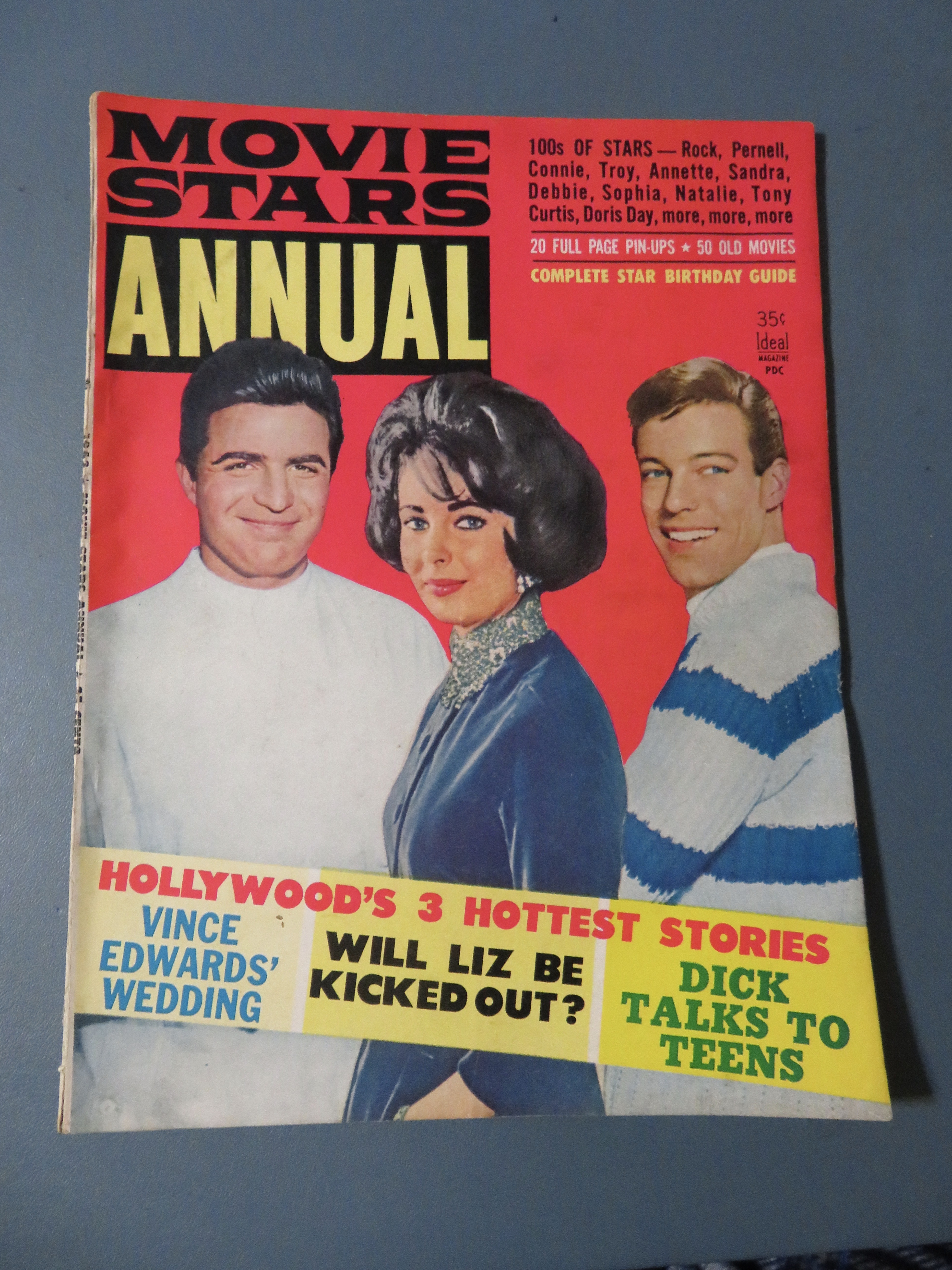 Movie Stars Annual Magazine 1962