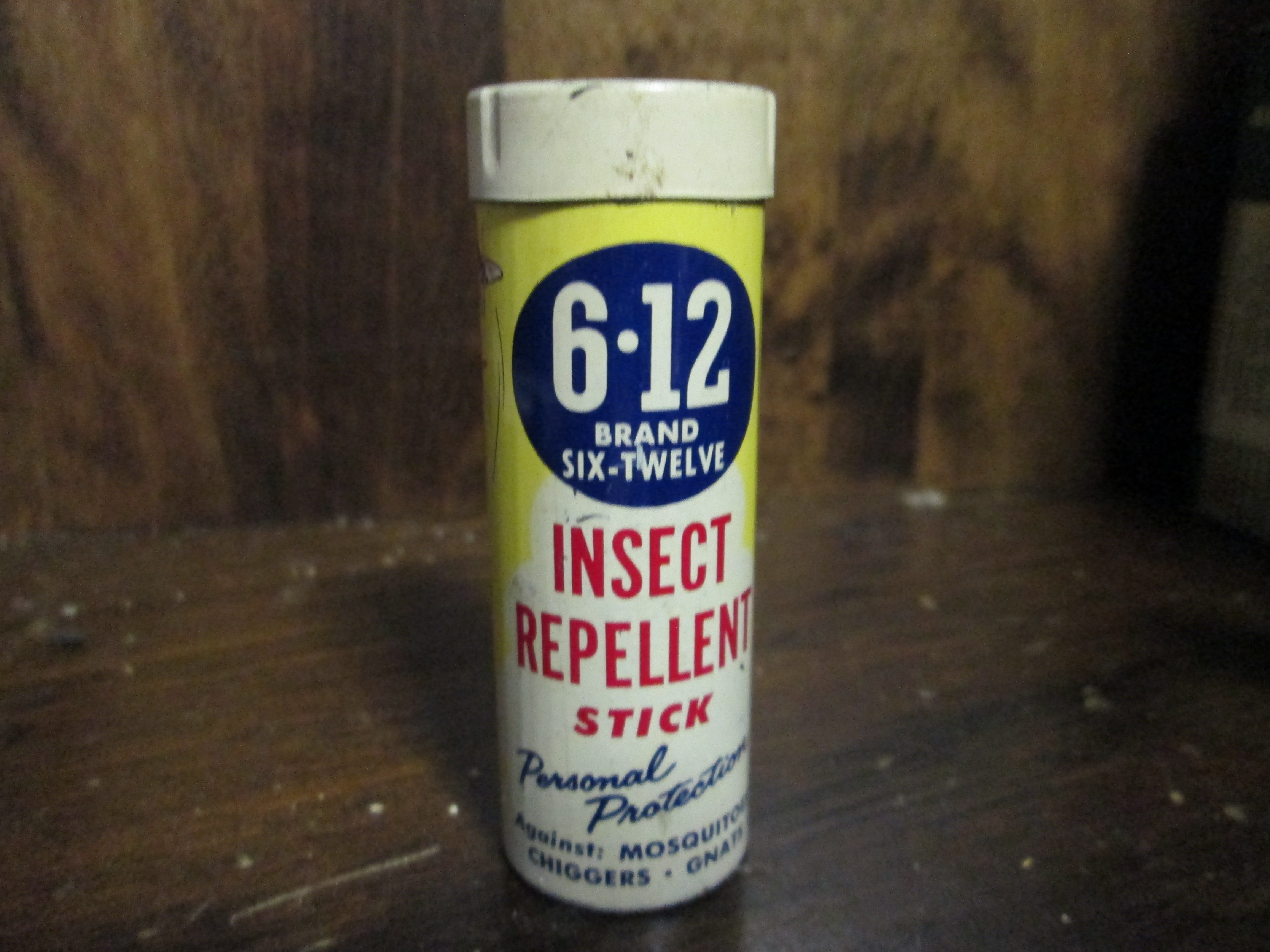 Vintage Rexall 6-12 Insect Repellent Stick Tin