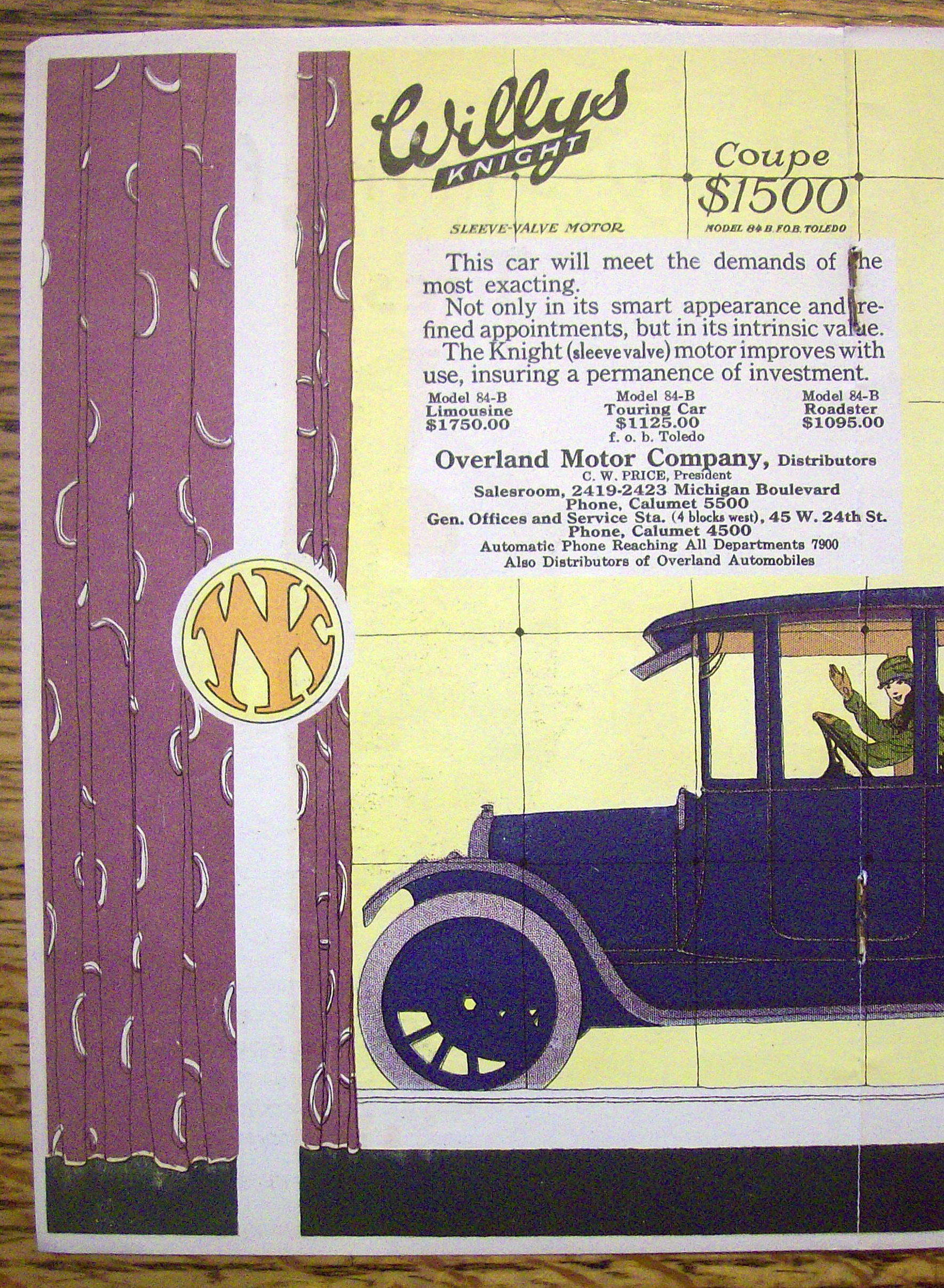 1910 Willys Knight with the Coupe