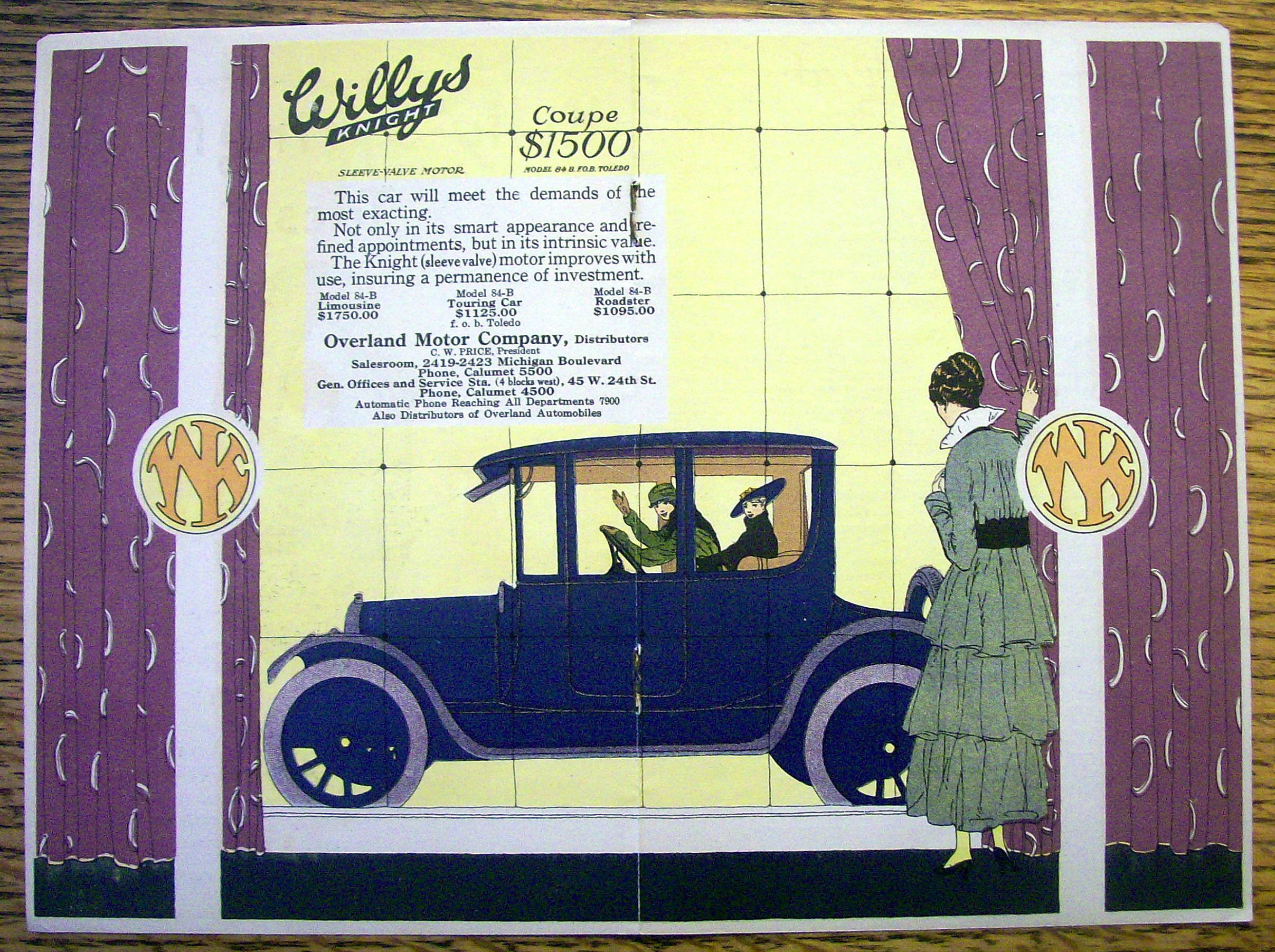 1910 Willys Knight with the Coupe