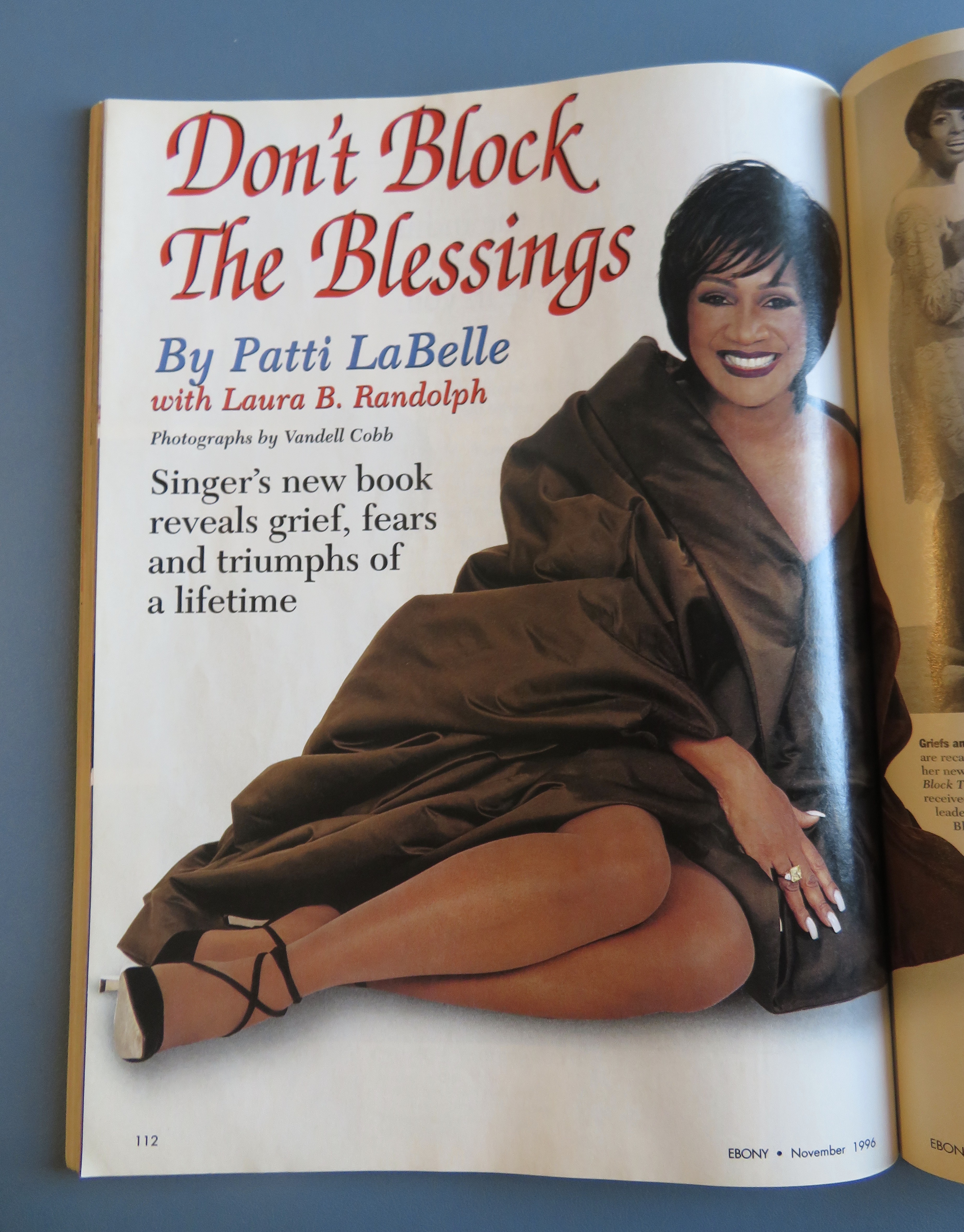 Ebony Magazine - November 1996 - Patti LaBelle