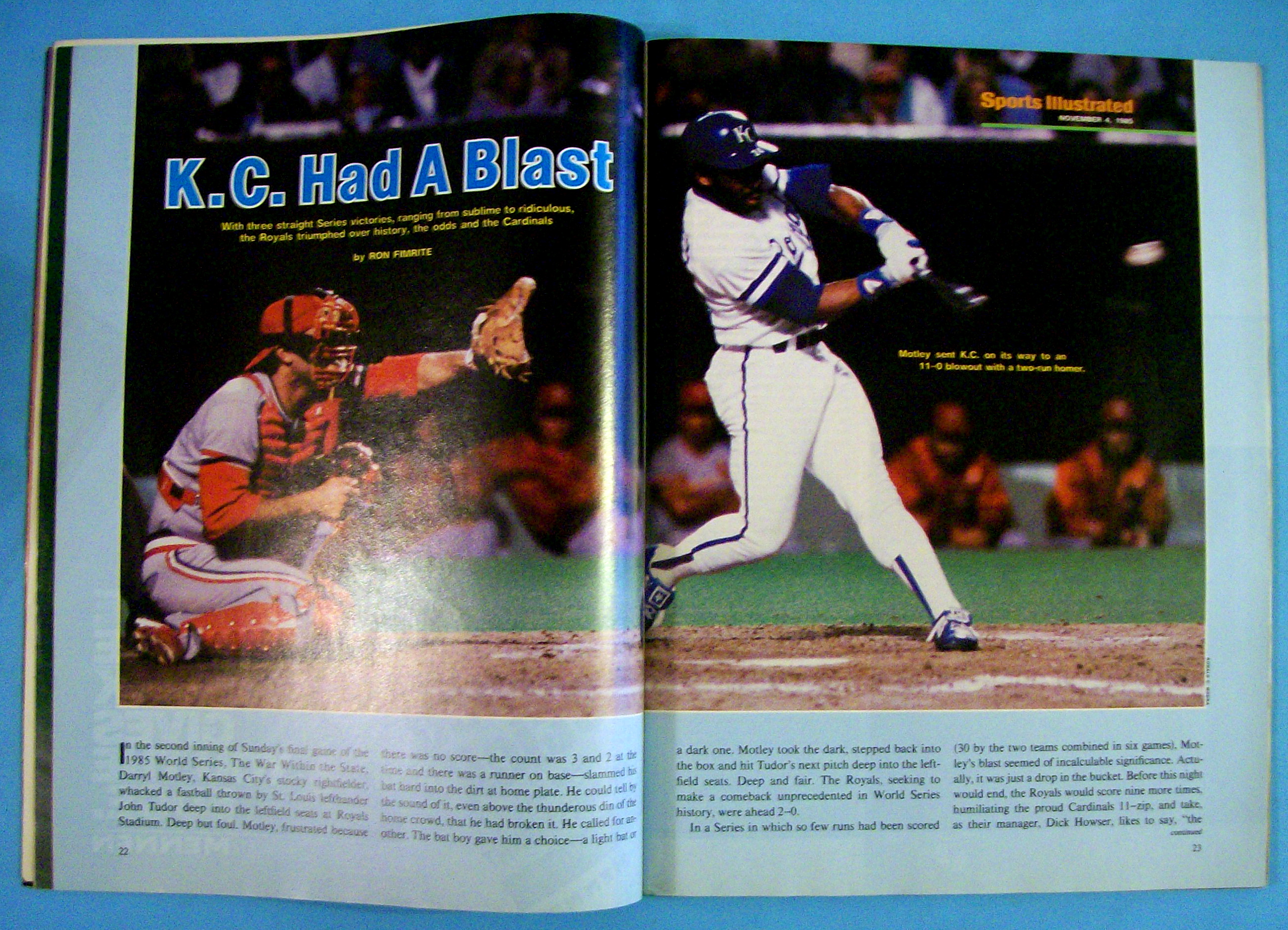 Sports Illustrated Magazine-November 4, 1985