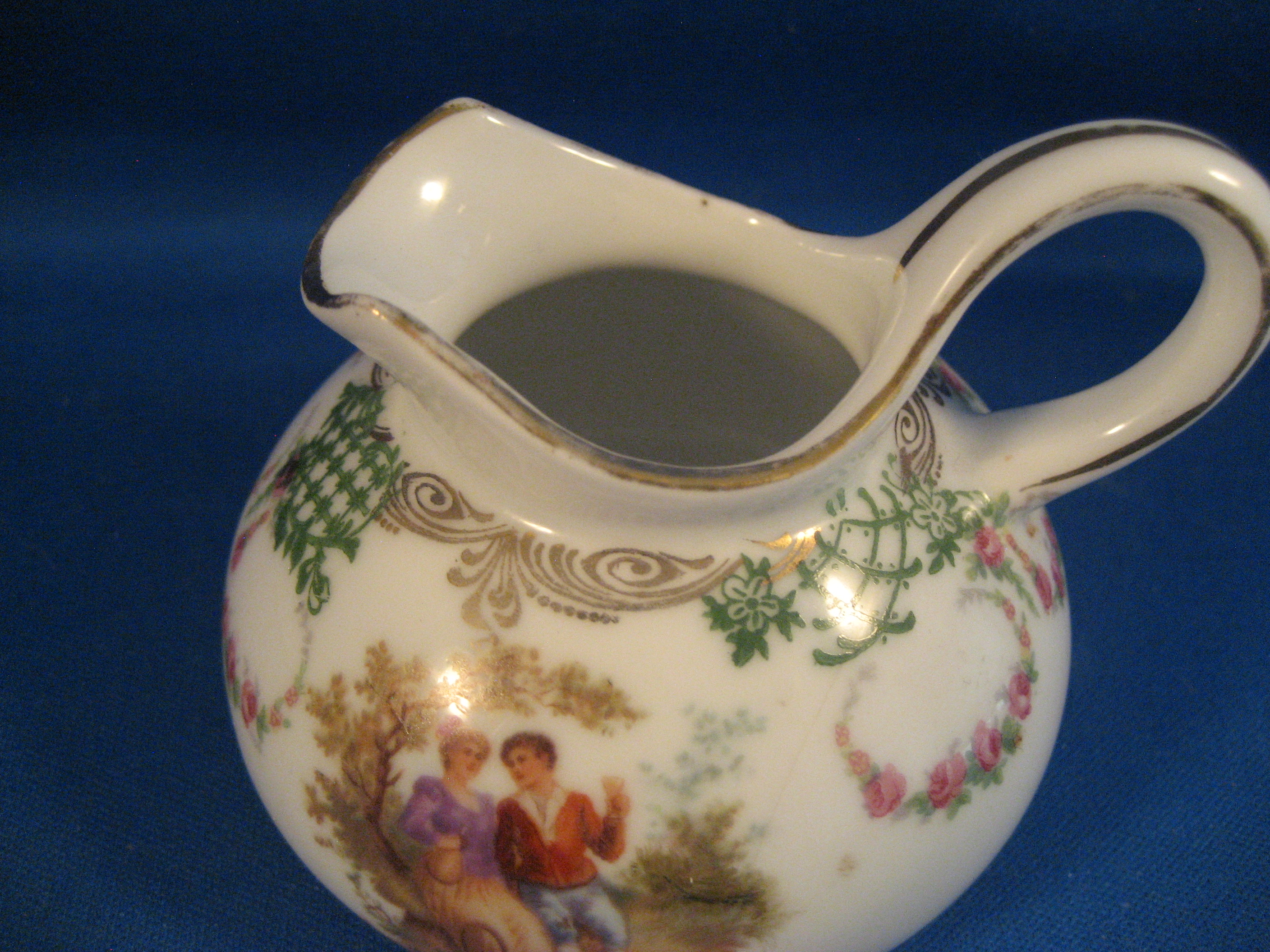 Miniature Dresden Pitcher