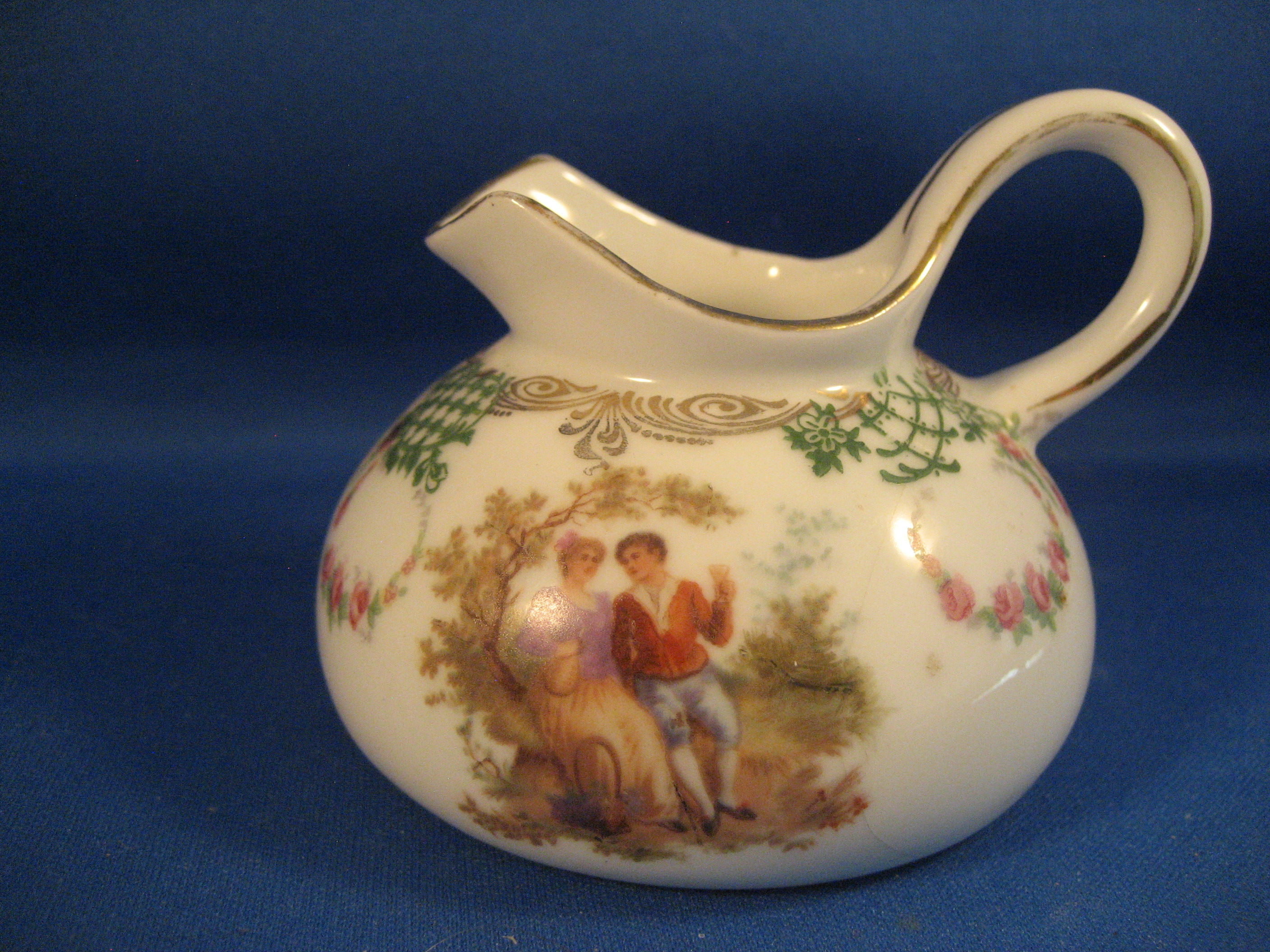 Miniature Dresden Pitcher