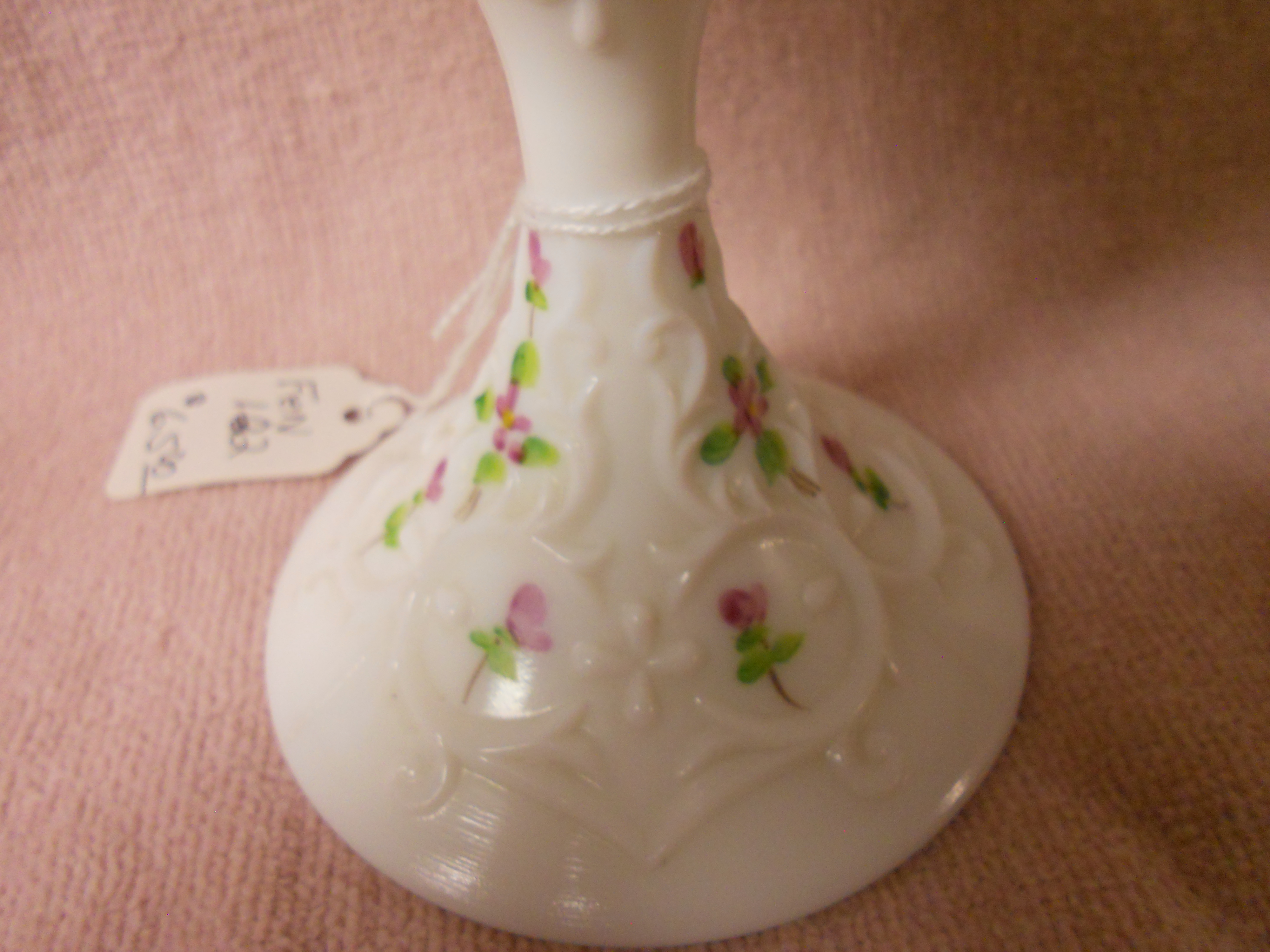 Fenton Silver Crest Spanish Lace Compote