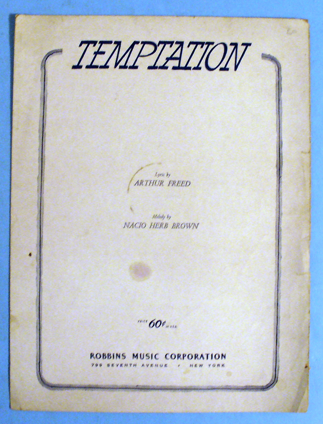 1948 Temptation by Arthur Freed