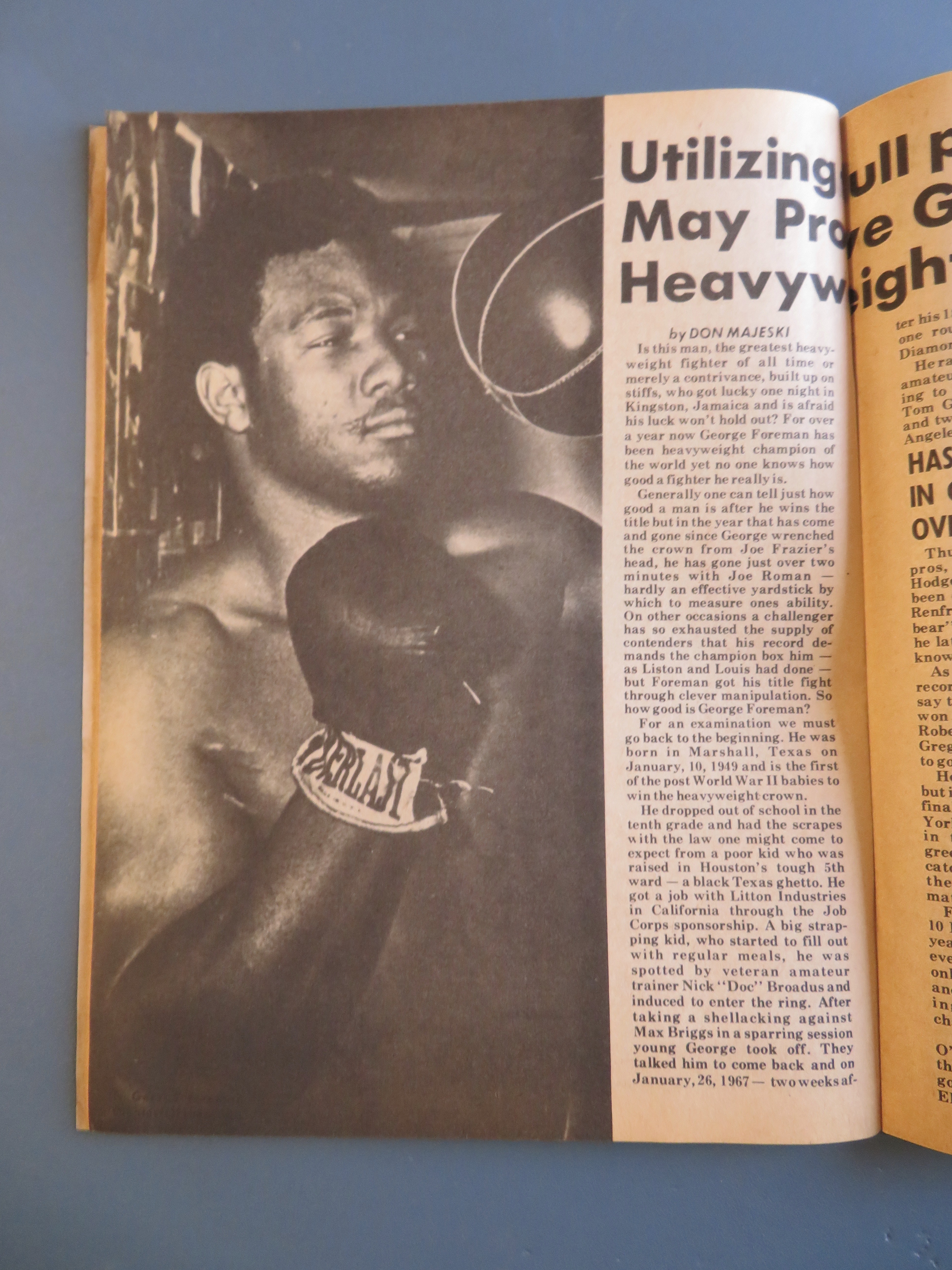 Boxing Illustrated Magazine April 1974 Ali
