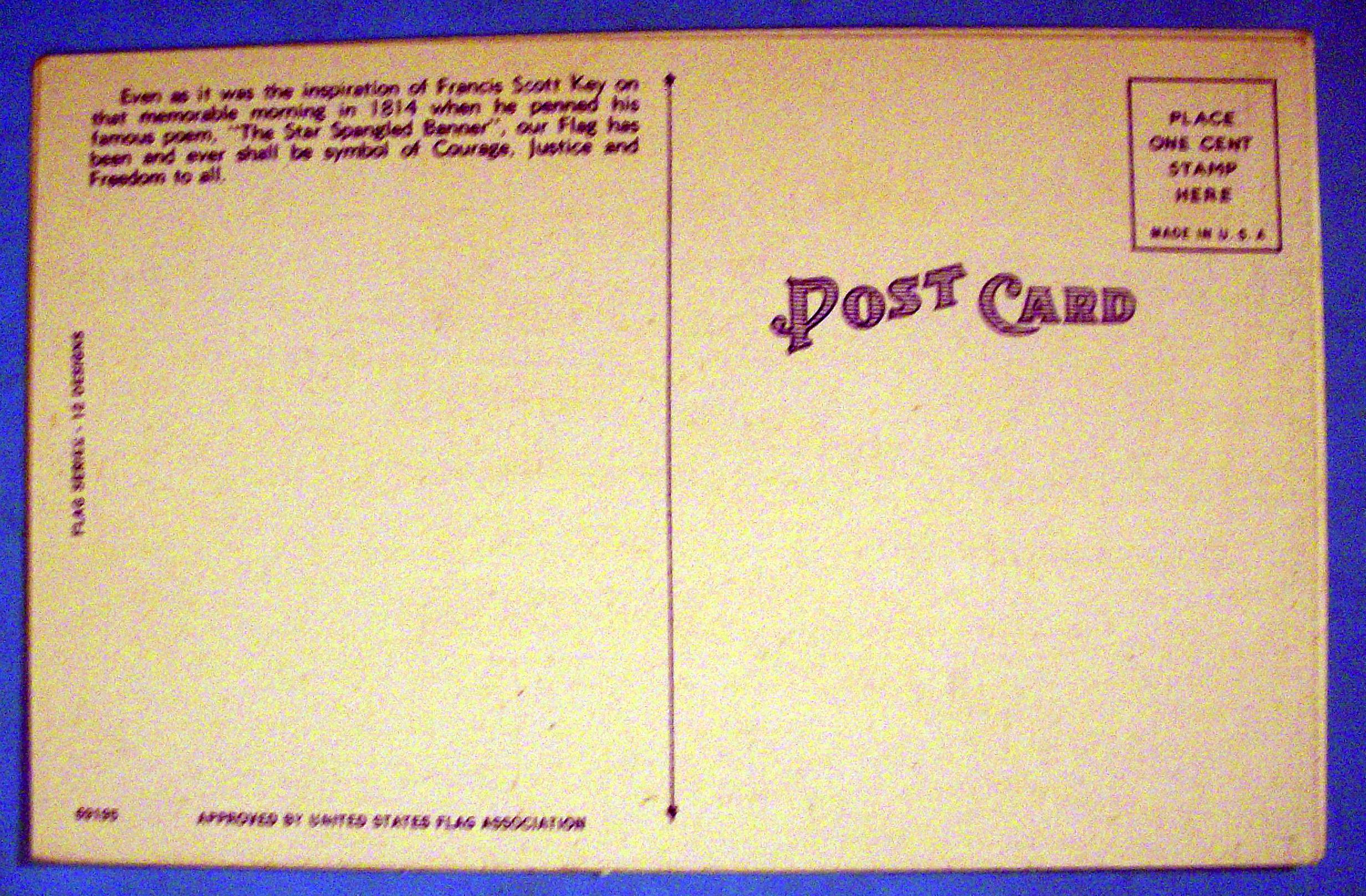 Liberty & Justice For All Postcard