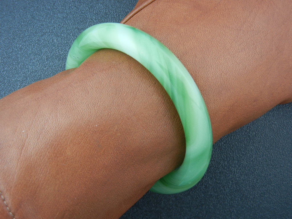 Bracelet Green Jade Bangle Korea