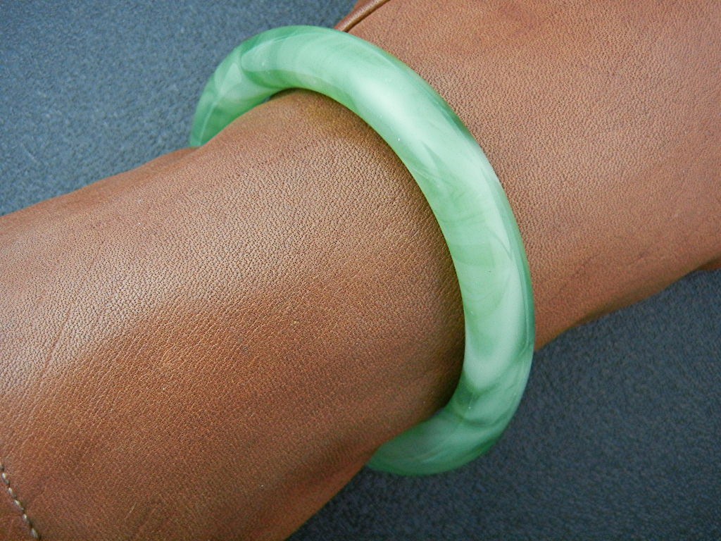 Bracelet Green Jade Bangle Korea