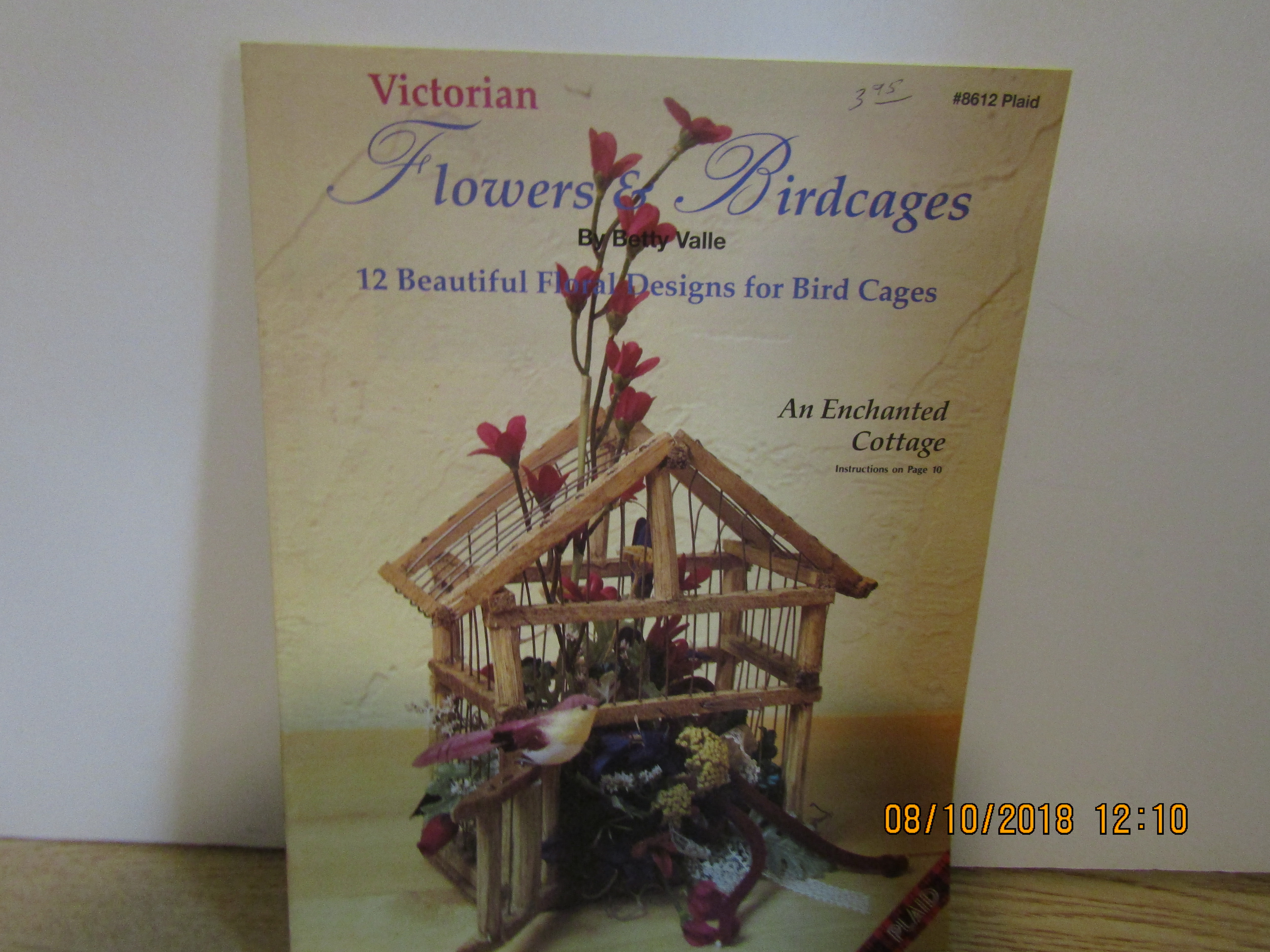 Plaid Craft Book Flowers & Birdcages #8612