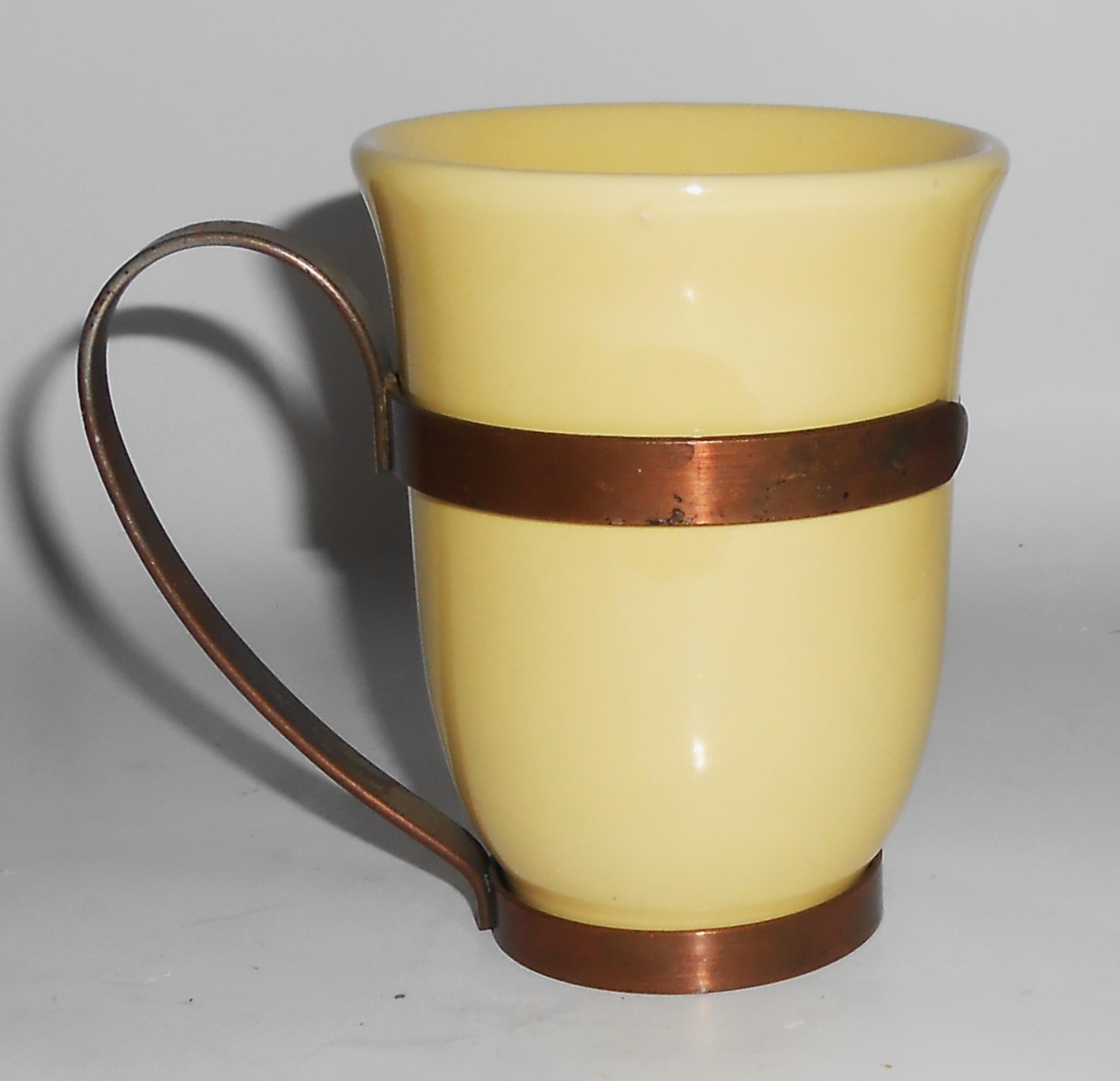 Franciscan Pottery El Patio Gloss Yellow Tumbler w/Wrou