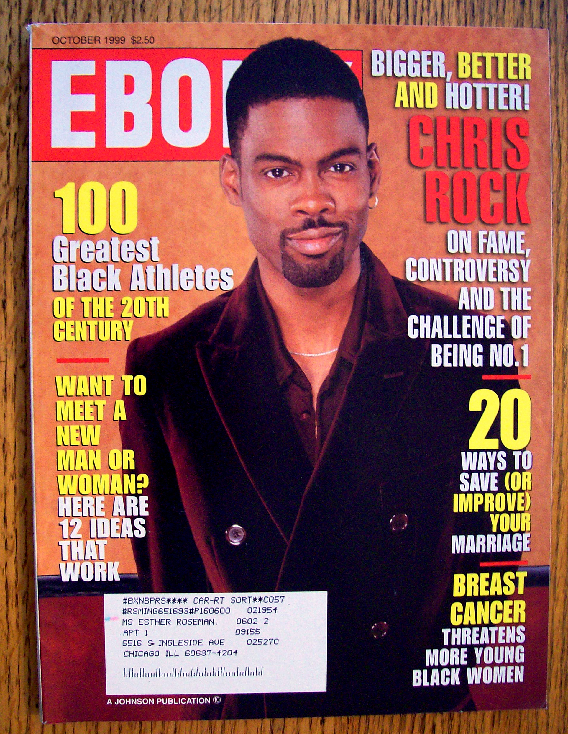 Ebony Magazine - October 1999 - Chris Rock