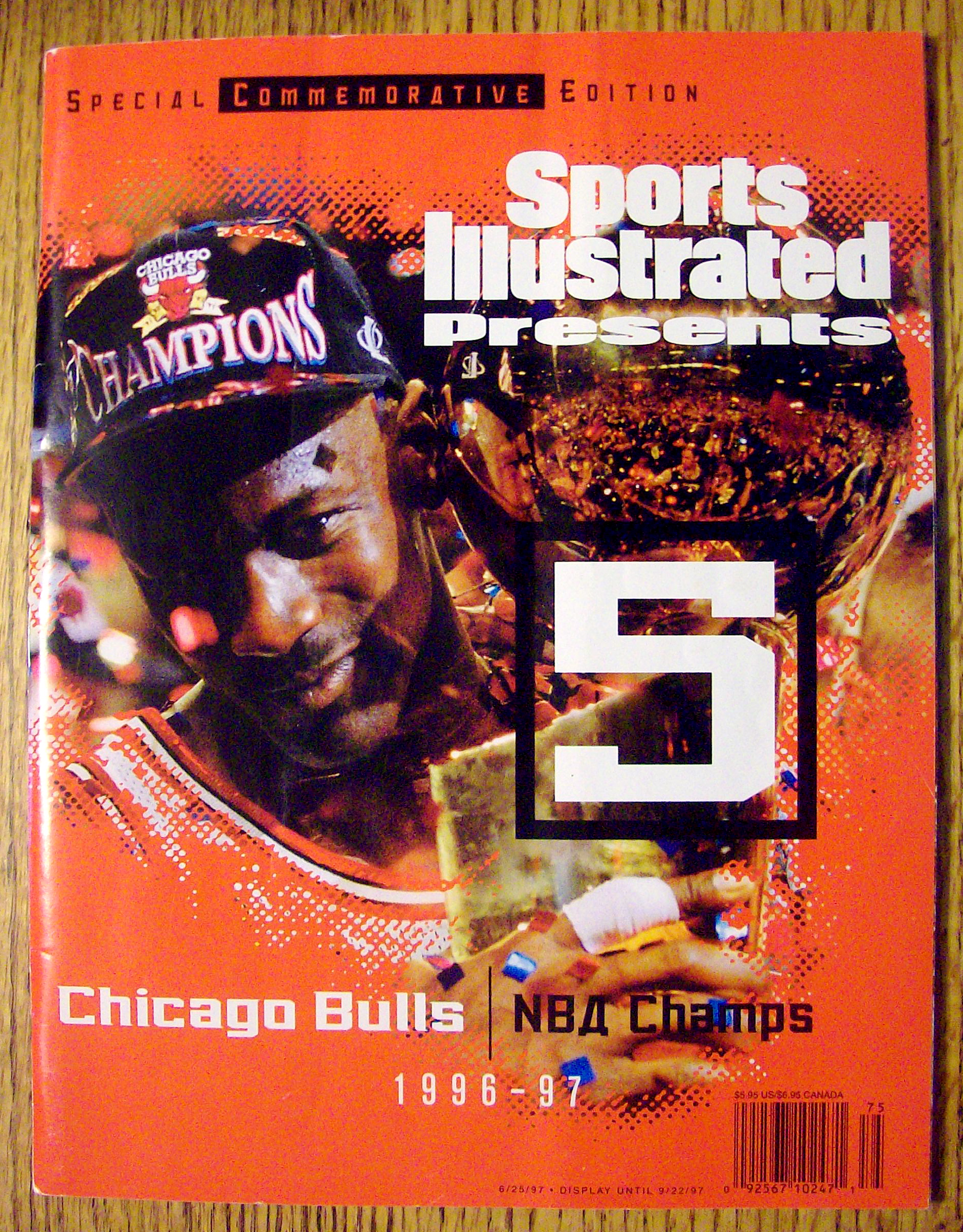 Sports Illustrated 1996-1997 Chicago Bulls NBA Champs