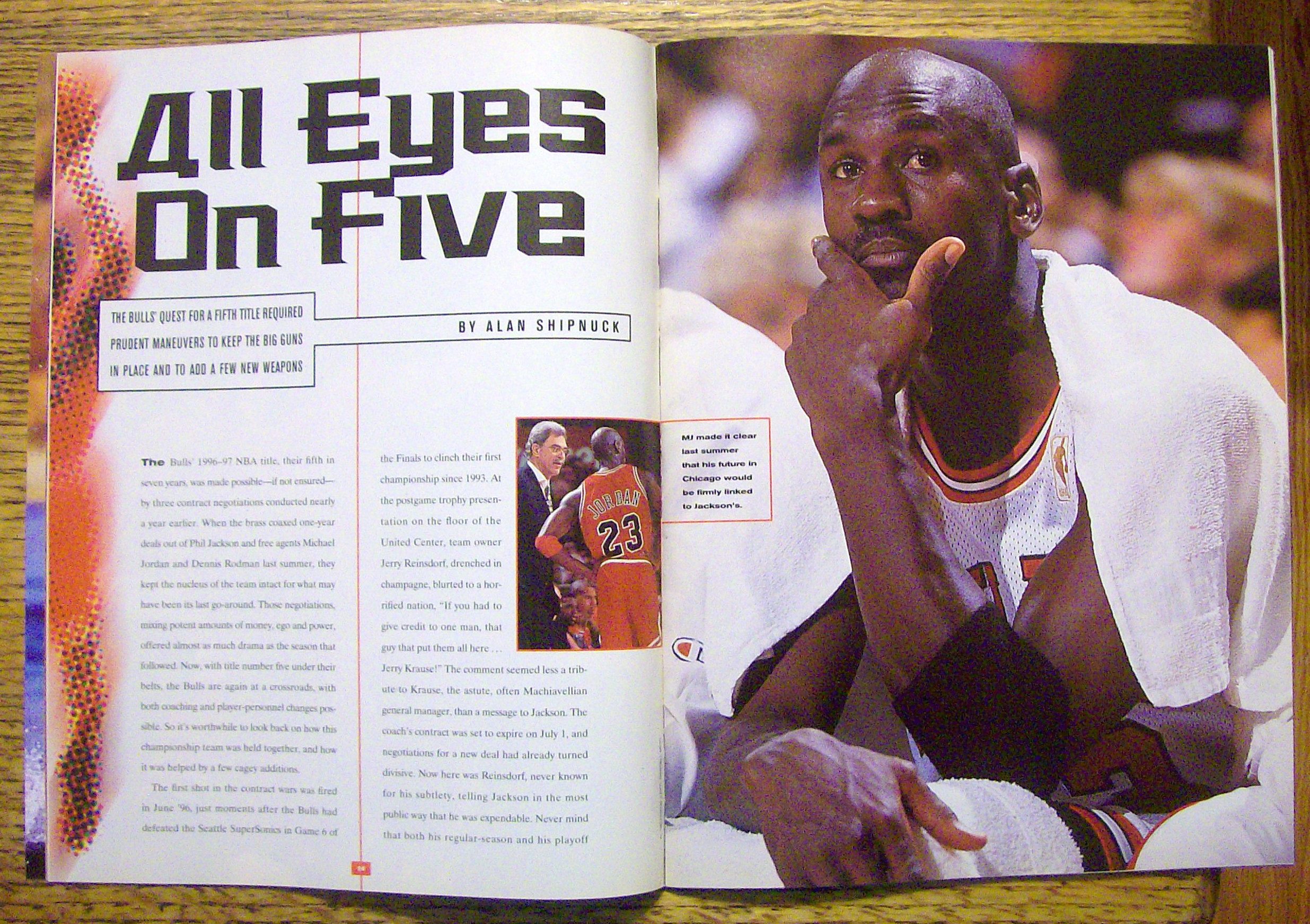 Sports Illustrated 1996-1997 Chicago Bulls NBA Champs
