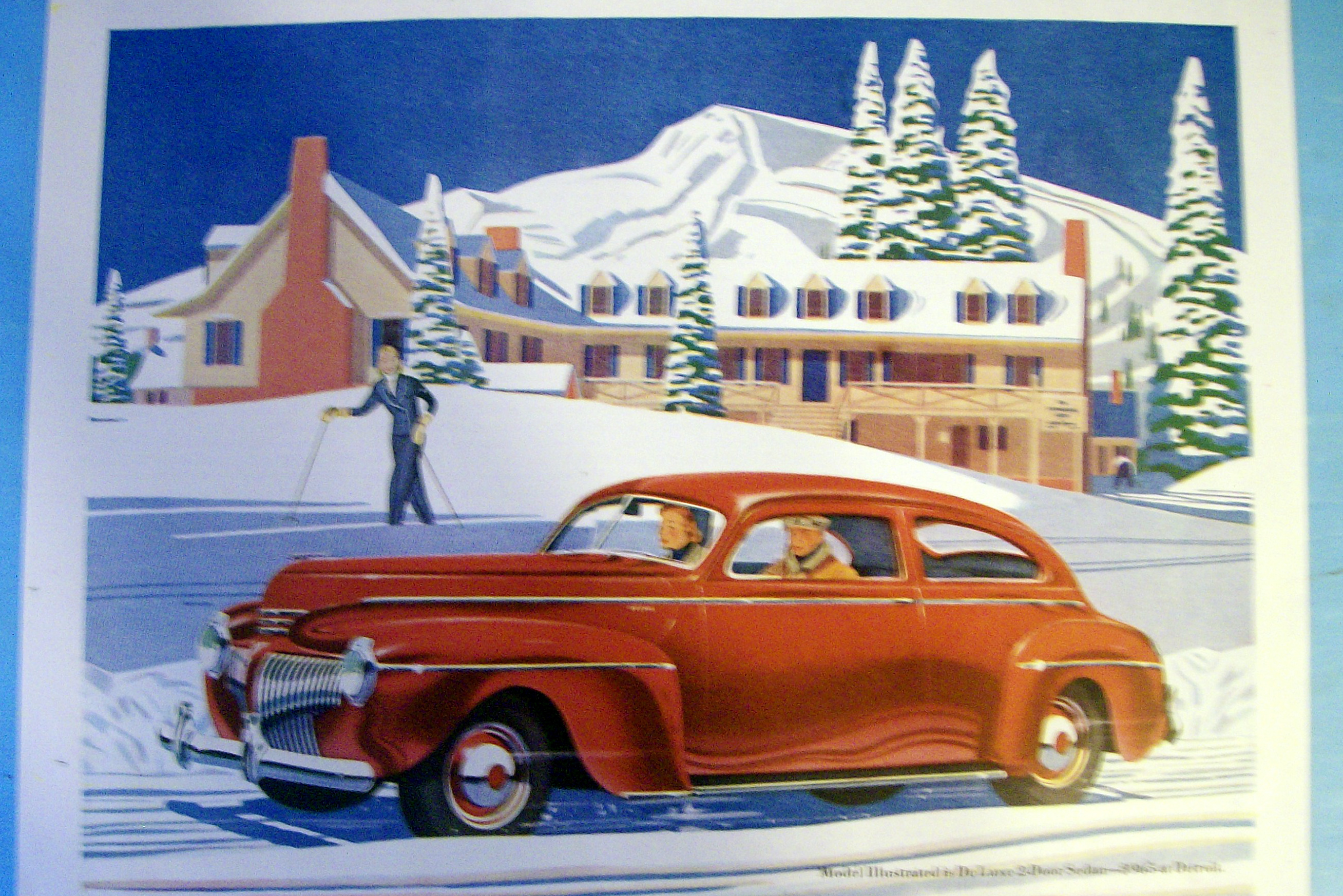 1941 De Soto with Deluxe 2 Door Sedan