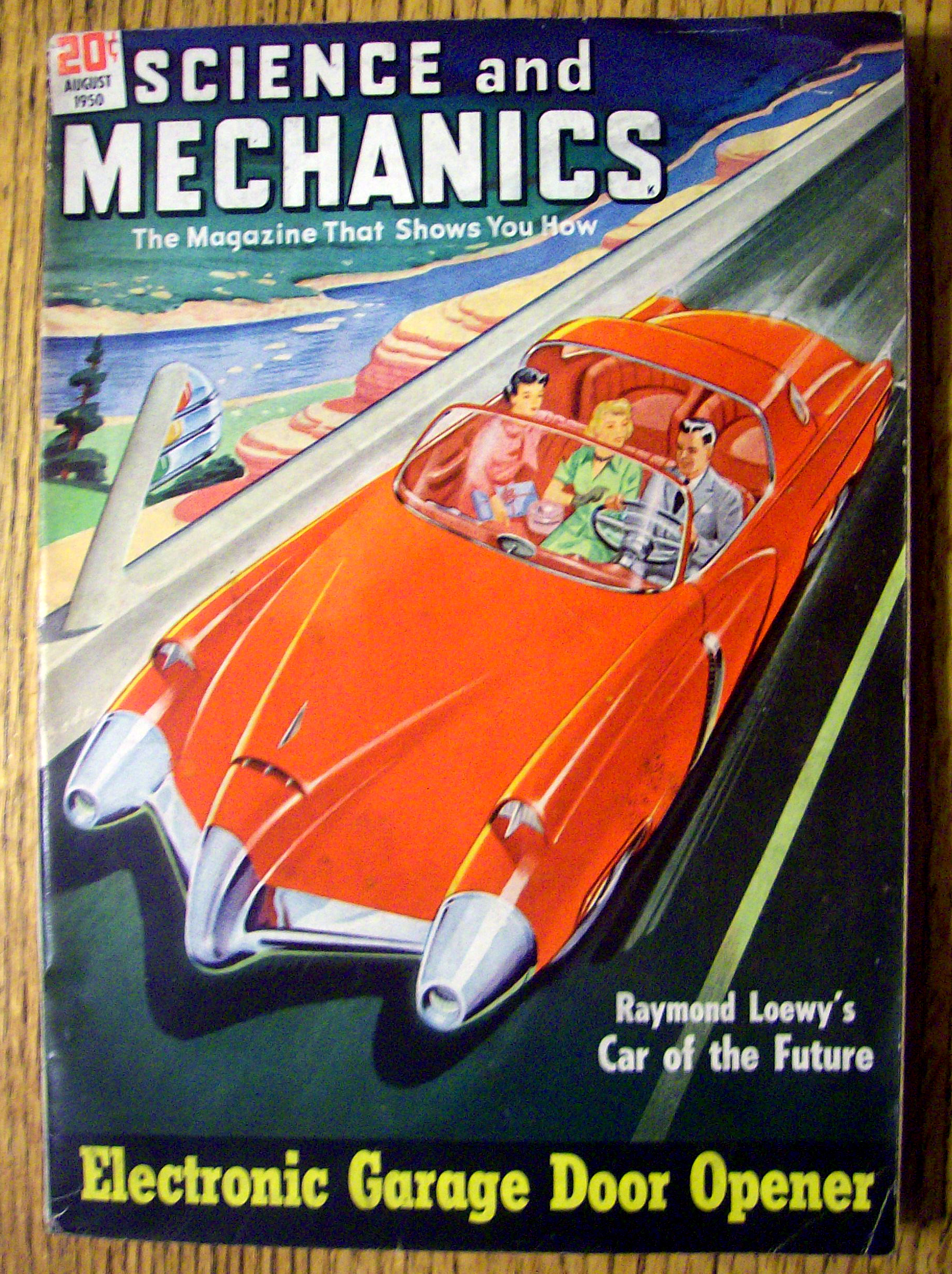 Science & Mechanics August 1950 Garage Door Opener