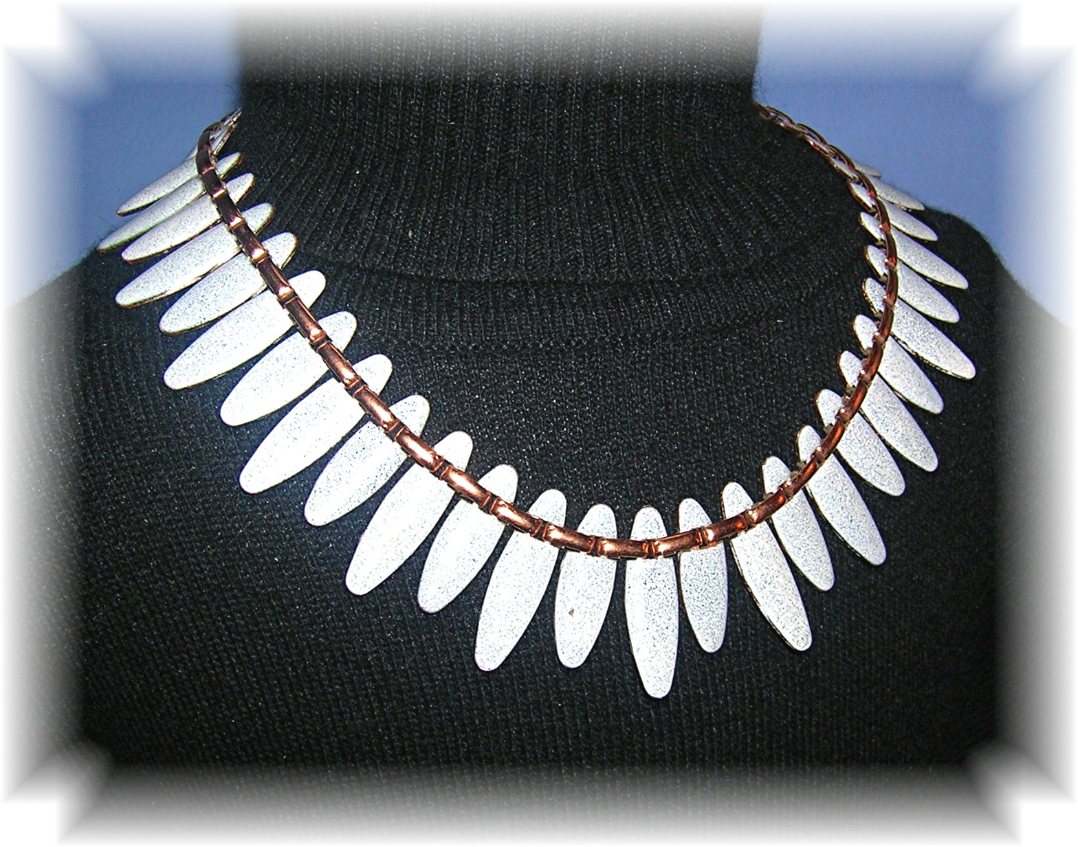 Copper  & Enamel Renoir/Matisse Necklace