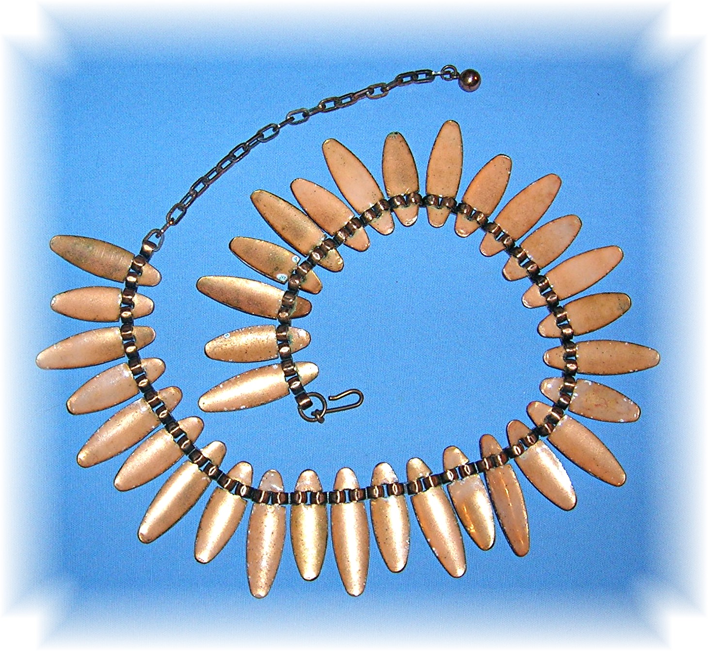 Copper  & Enamel Renoir/Matisse Necklace
