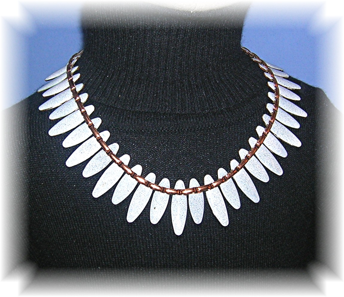 Copper  & Enamel Renoir/Matisse Necklace