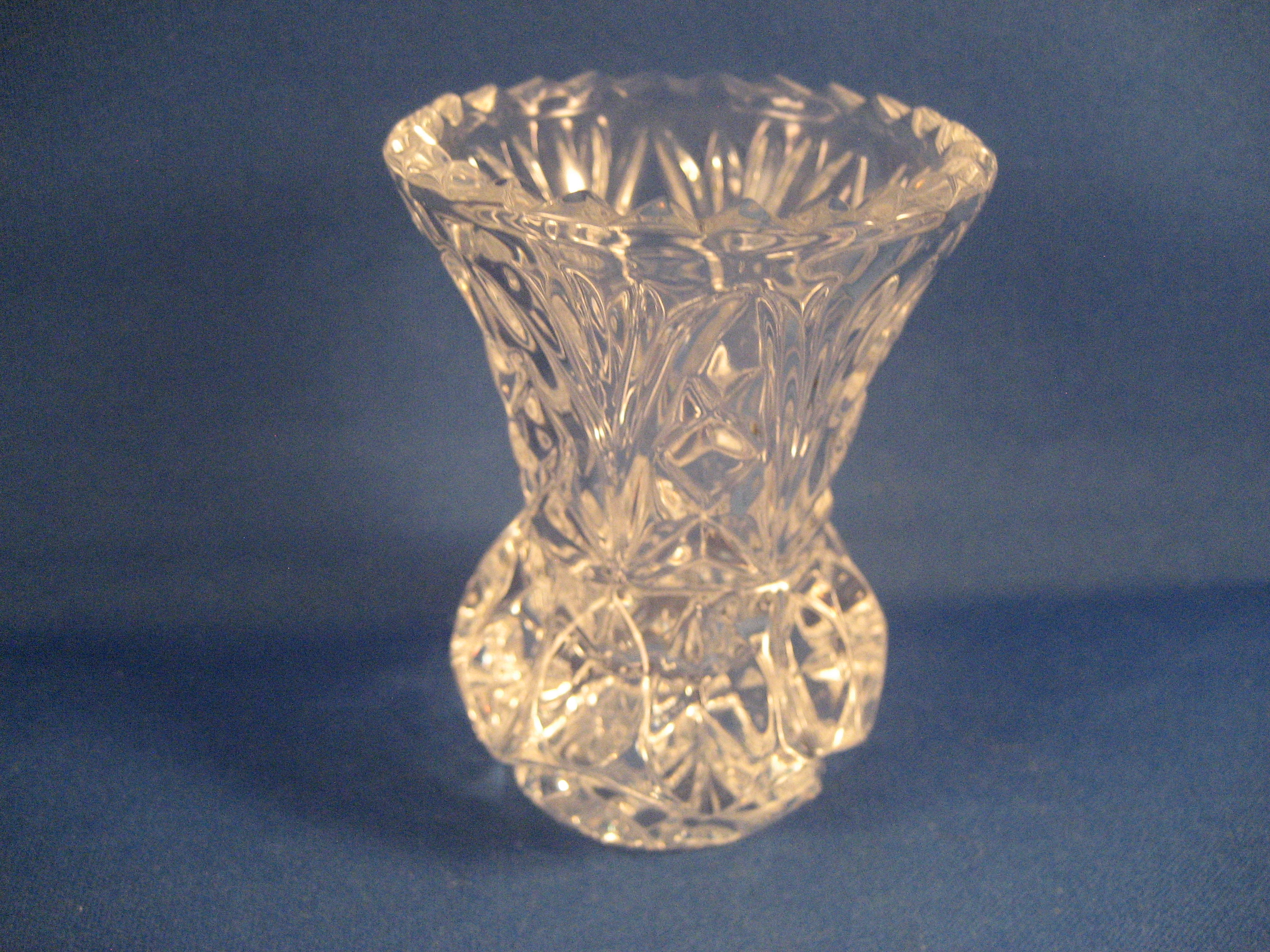 Cut Glass Toothpick Holder