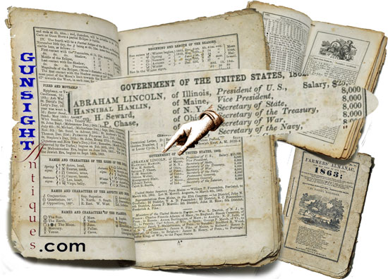 1863 Maine - FARMER’S ALMANAC