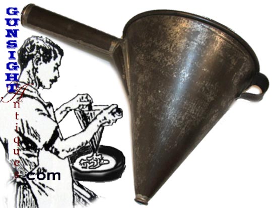19th century handcrafted - TIN FUNNEL CAKE MAKER